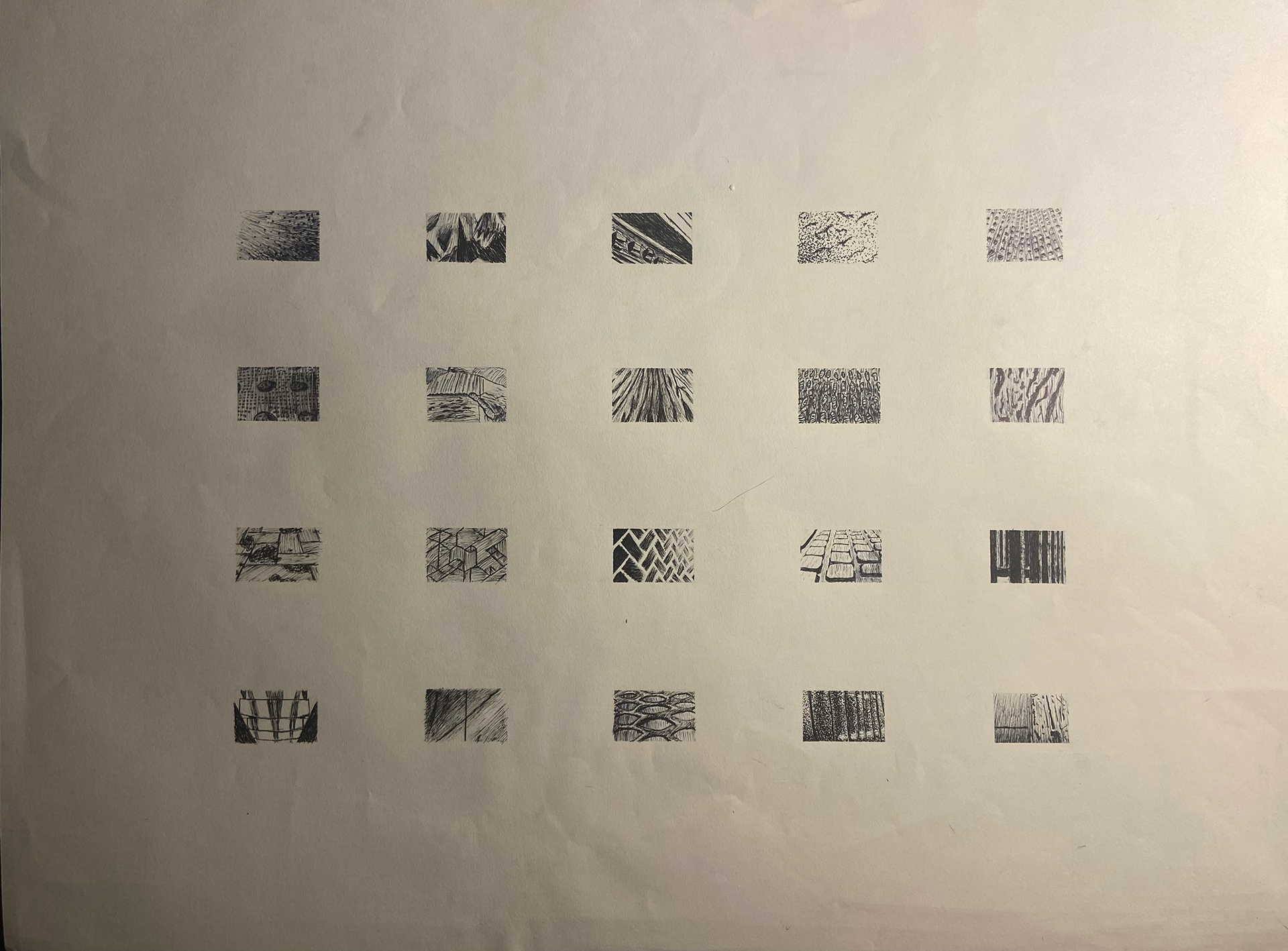 20 1.5"x1" sketches