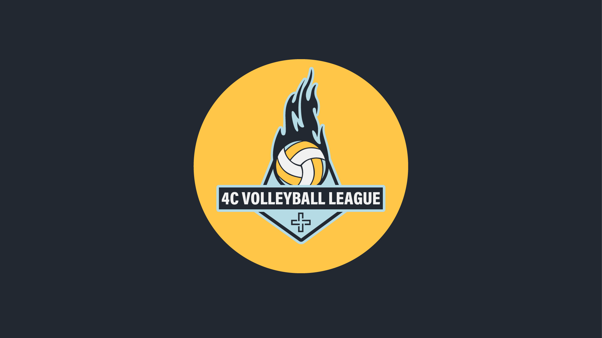 4C (Columbus Chinese Christian Church) Volleyball League Logo