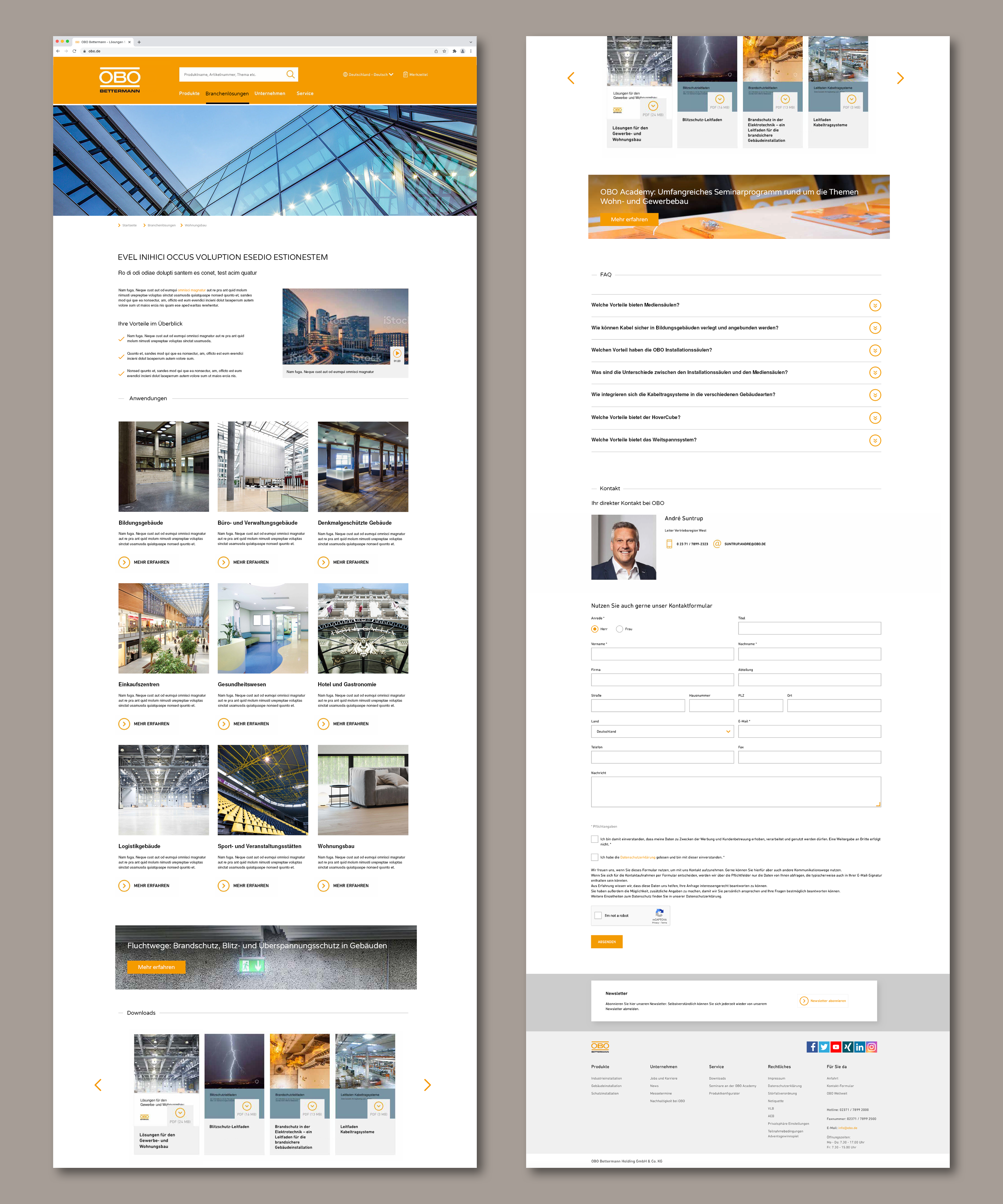 Erstelltes vorläufiges Layout