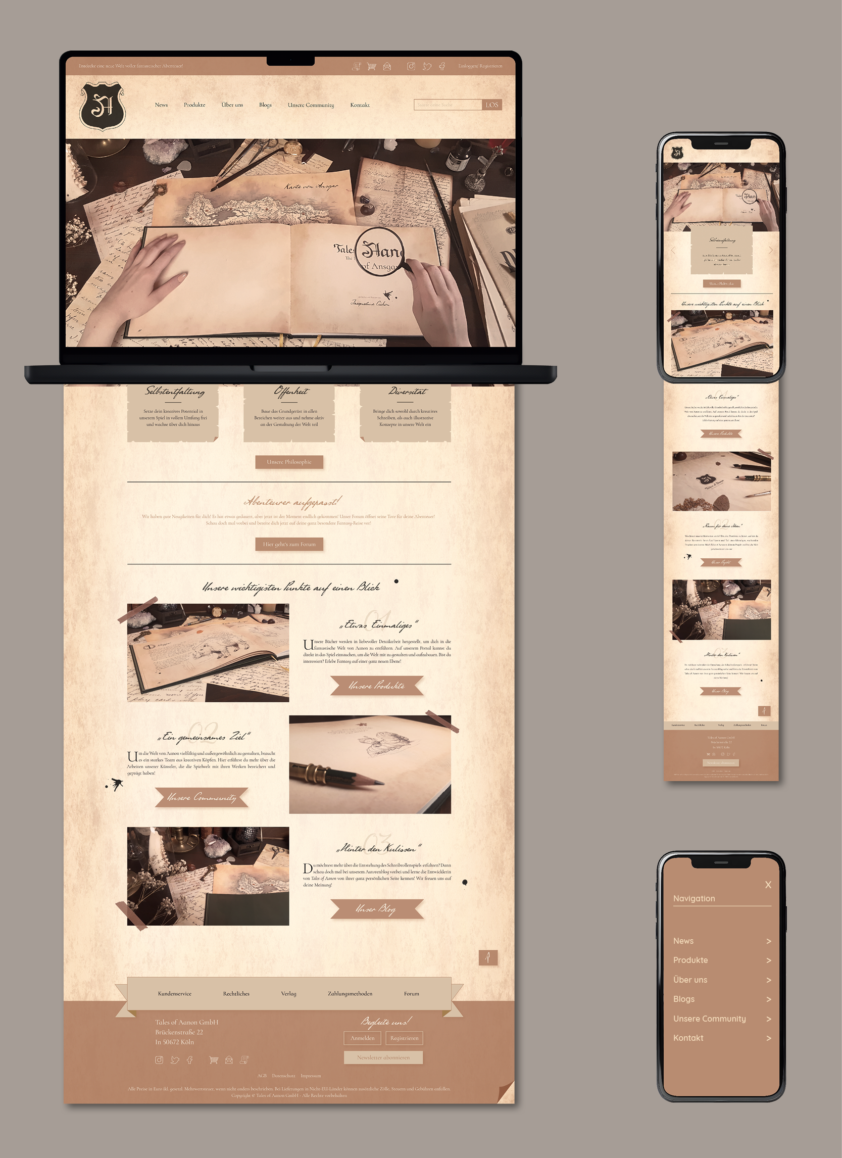 Mockup Quelle: mockupcloud.com (Mac) und freepik.com - designed by vector_corp (Smartphone)