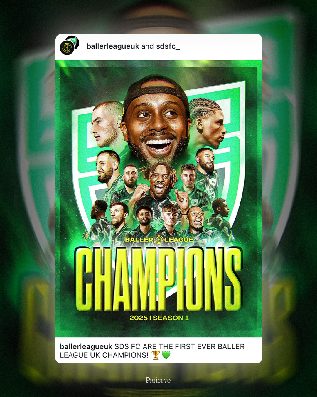 OFFICIAL BALLER LEAGUE UK CHAMPIONS GRAPHIC
