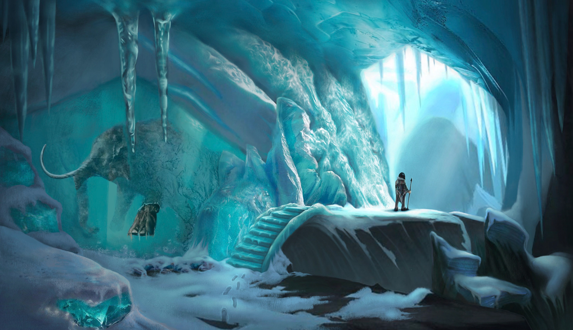 "Ice Age." Painted in Procreate. 2020