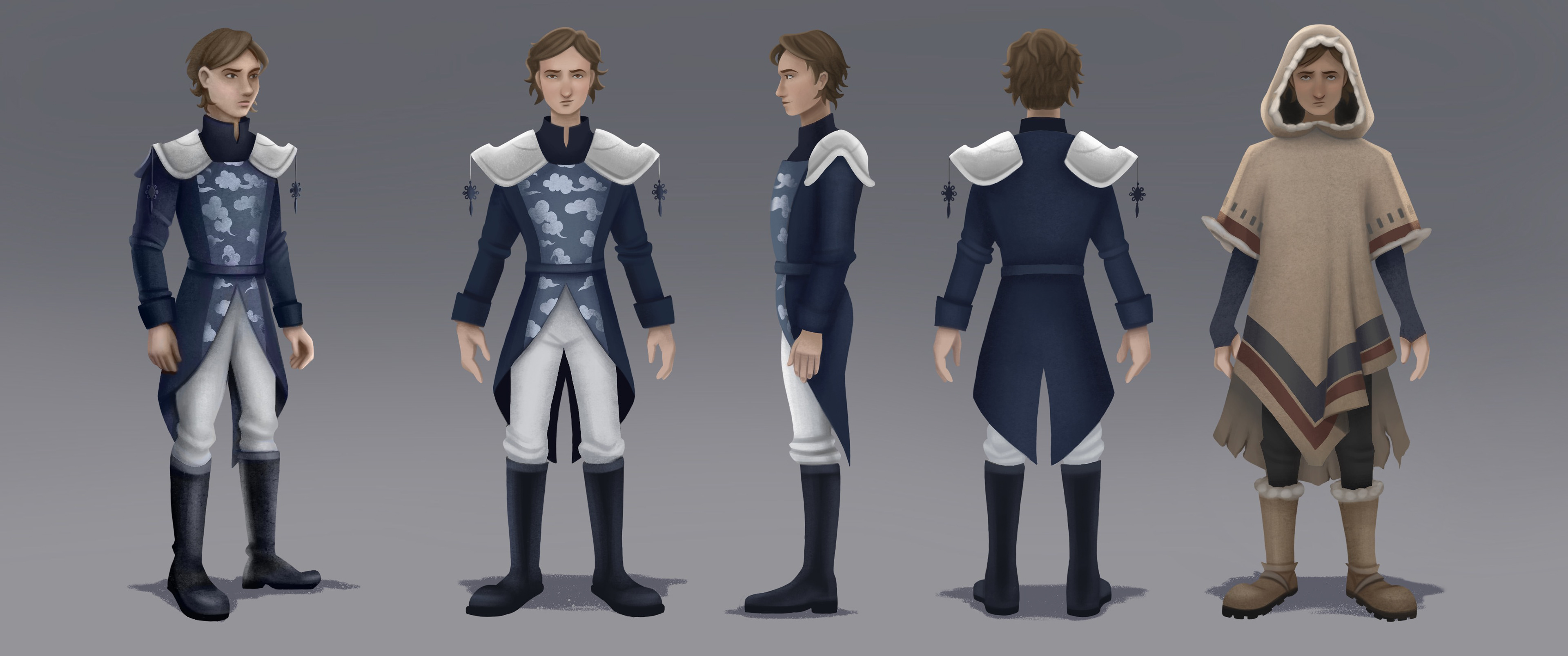 "ELYSIUM" Marcus Character Turnaround. 2024