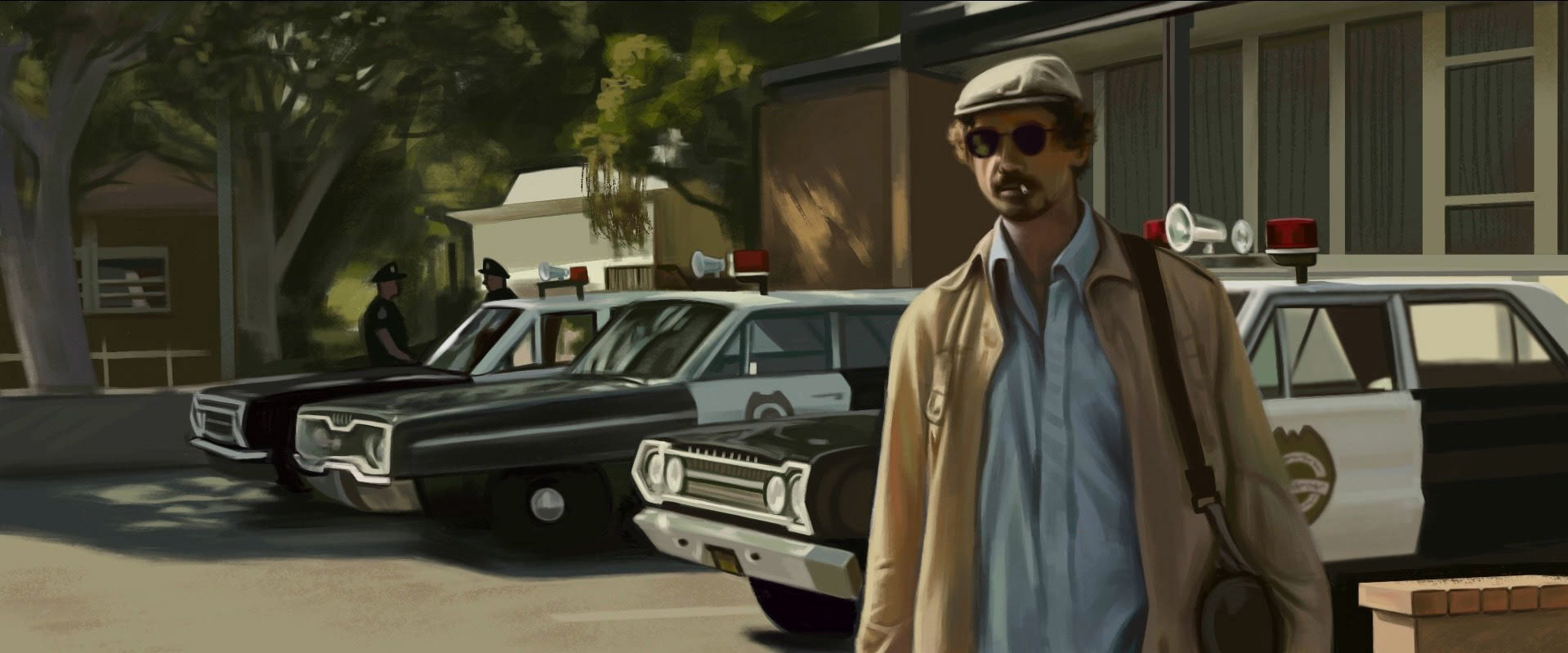 "Zodiac" Study 2. Painted in Procreate. Disclaimer: All rights to "Zodiac" belong to Phoenix Pictures, Paramount Pictures, and Warner Bros. Pictures. 2022