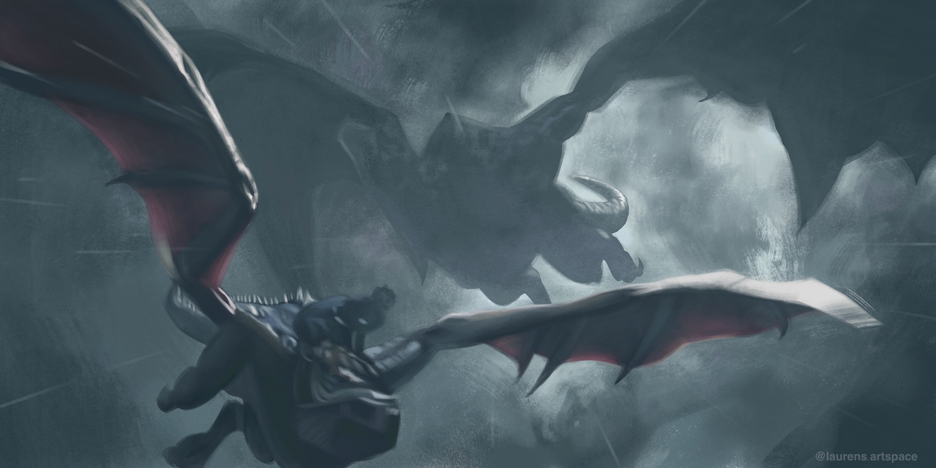 "House of the Dragon" Study 1. Painted in Procreate. Disclaimer: All rights to "House of the Dragon" belong to HBO Entertainment, GRRM, Bastard Sword, 1:26 Pictures Inc., and Warner Bros. Distribution. 2022 