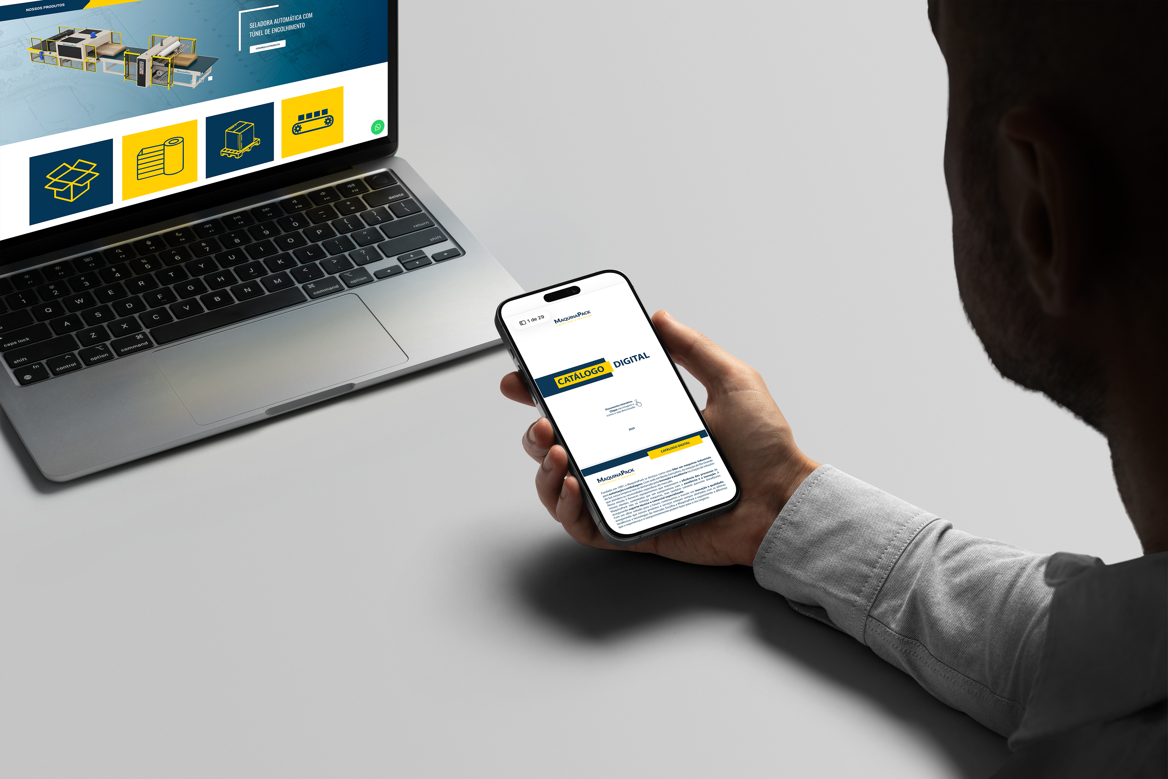 Gestão de Marca e Marketing para MaquinaPack
