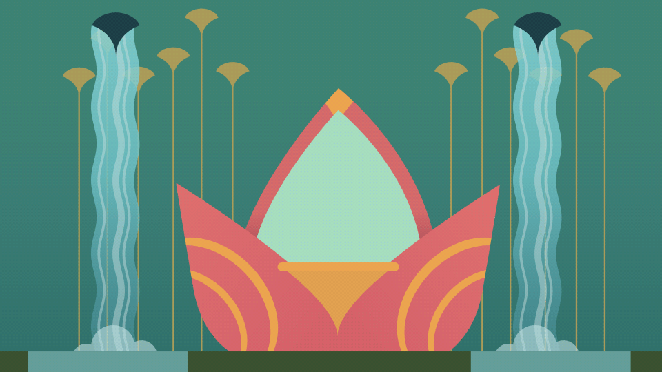 experimenting with waterfalls in After Effects