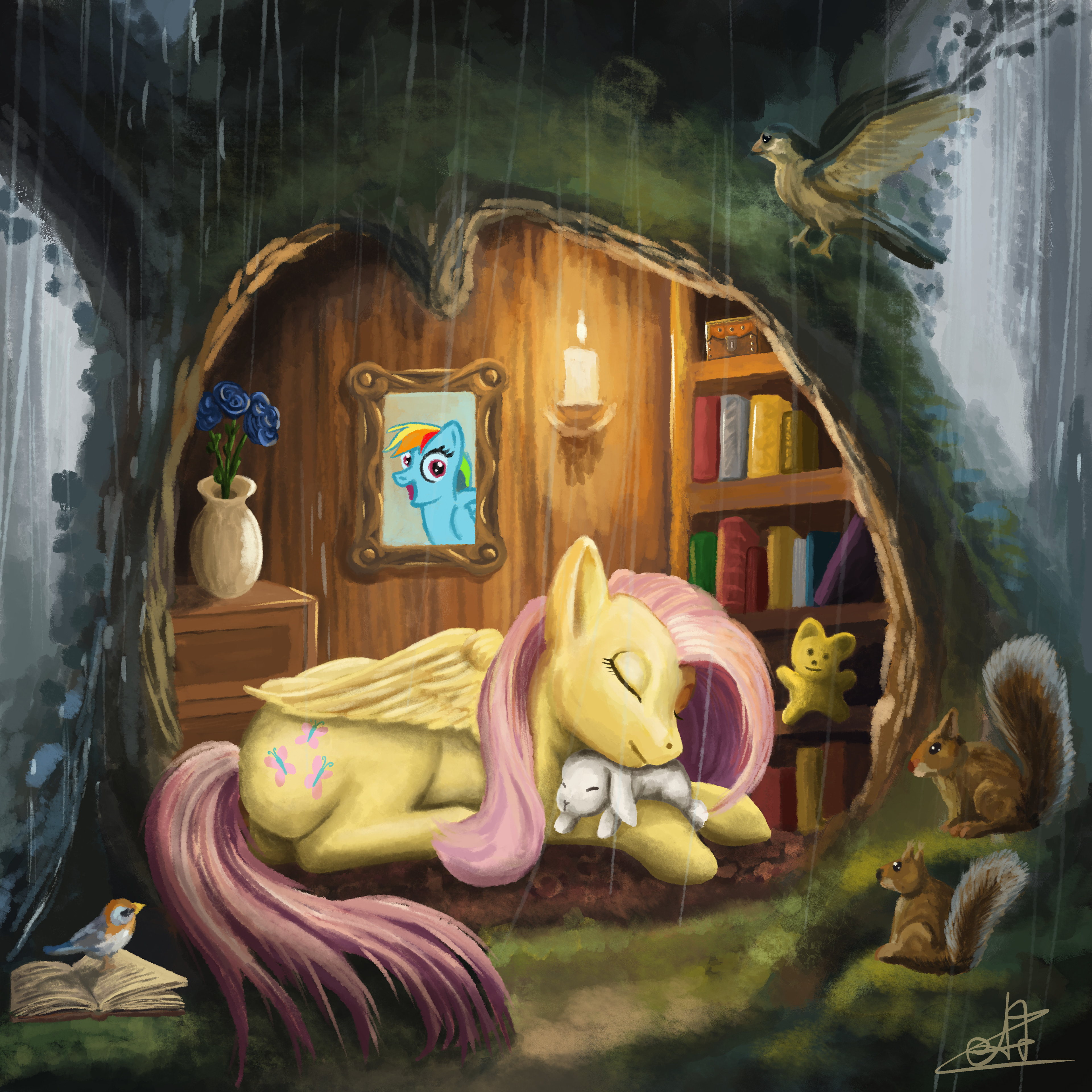 Fluttershy's Cozy Hollow