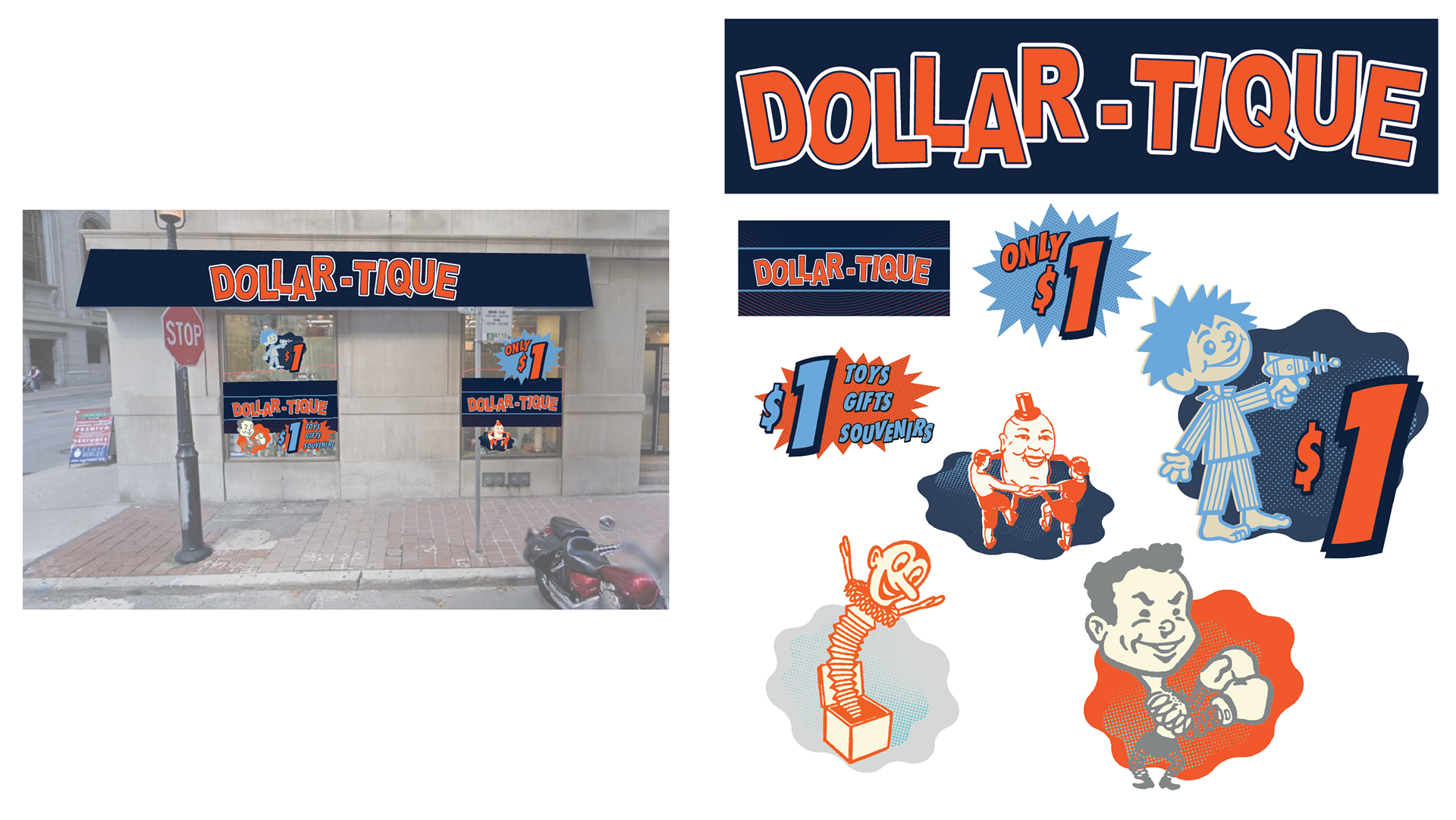 A simple dollar store.