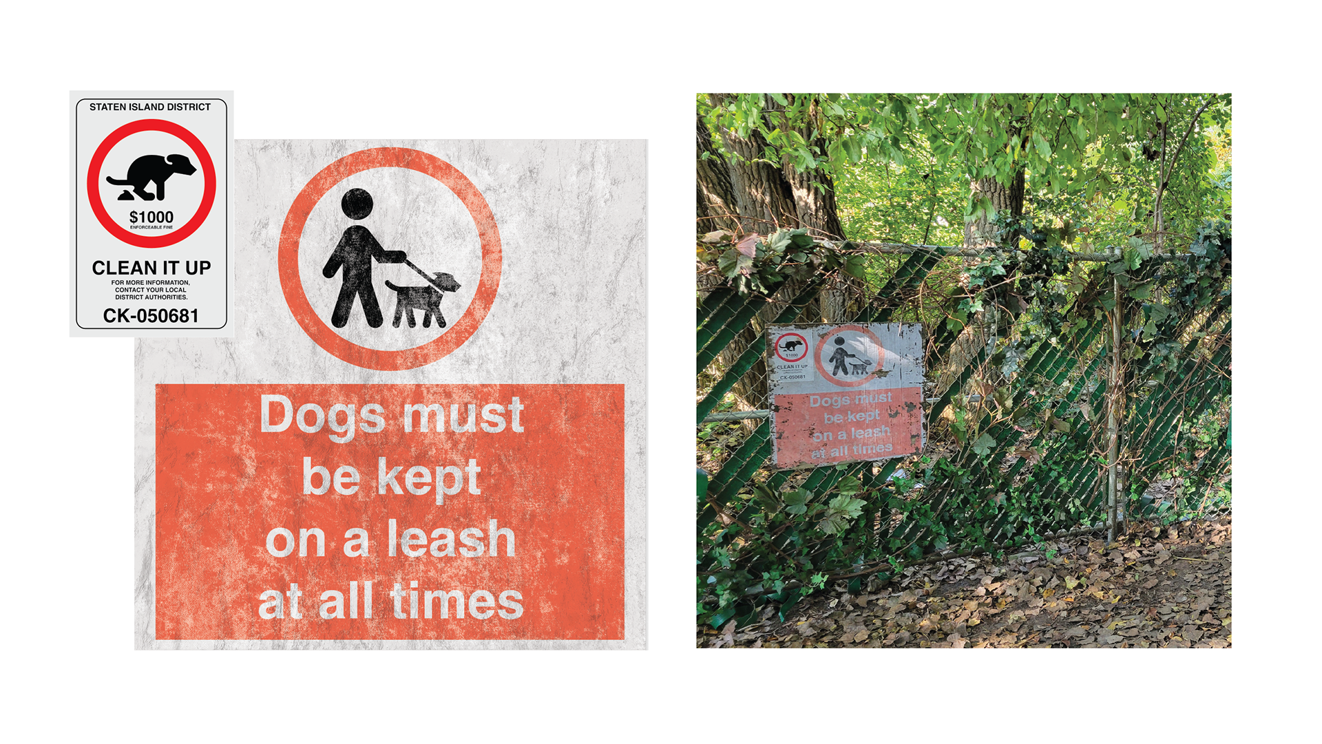 Digitally Aged Sign outside of an abandoned hospital set.