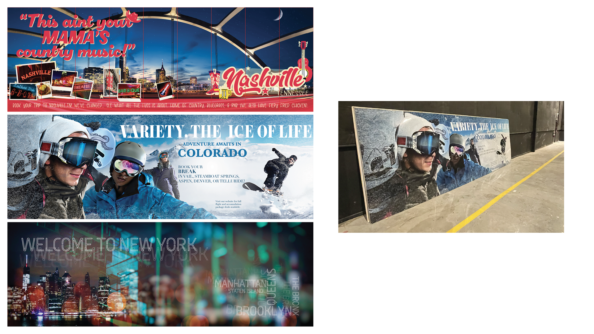 Oversized Airport Panels