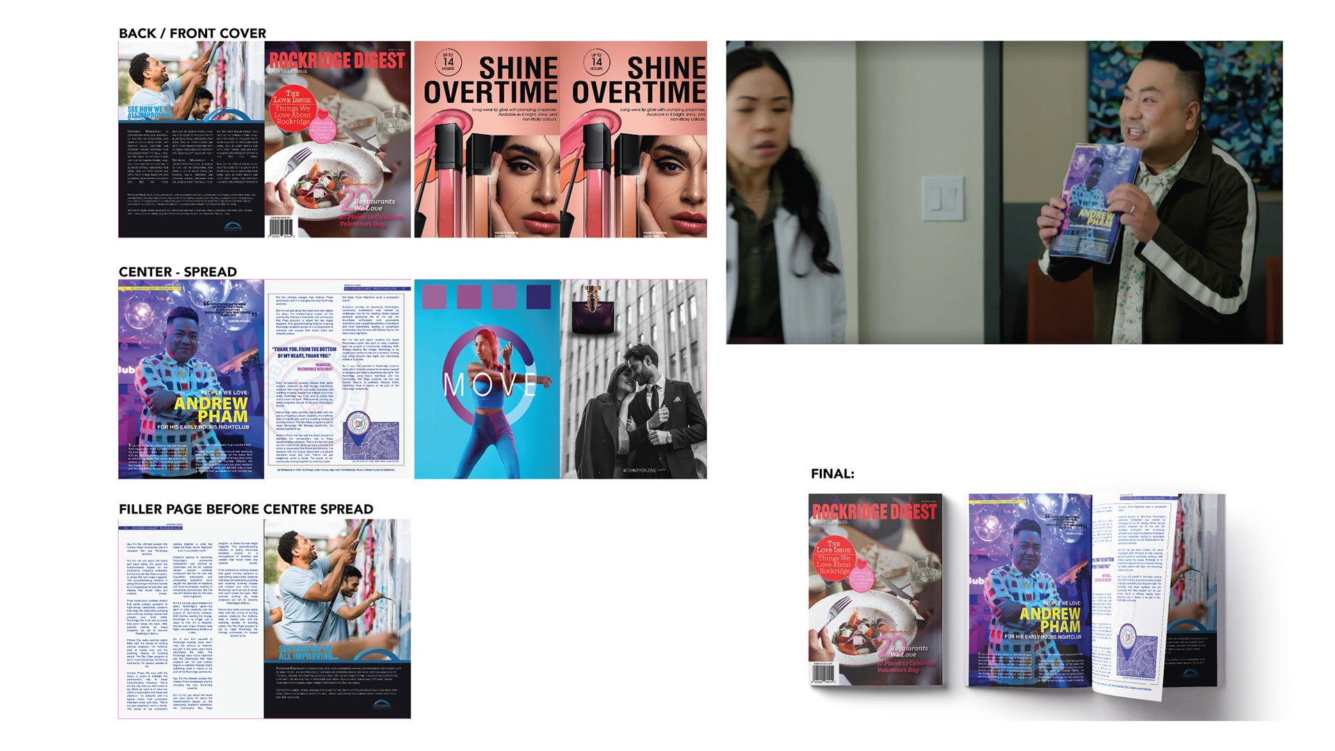 Magazine and Insert Pages.