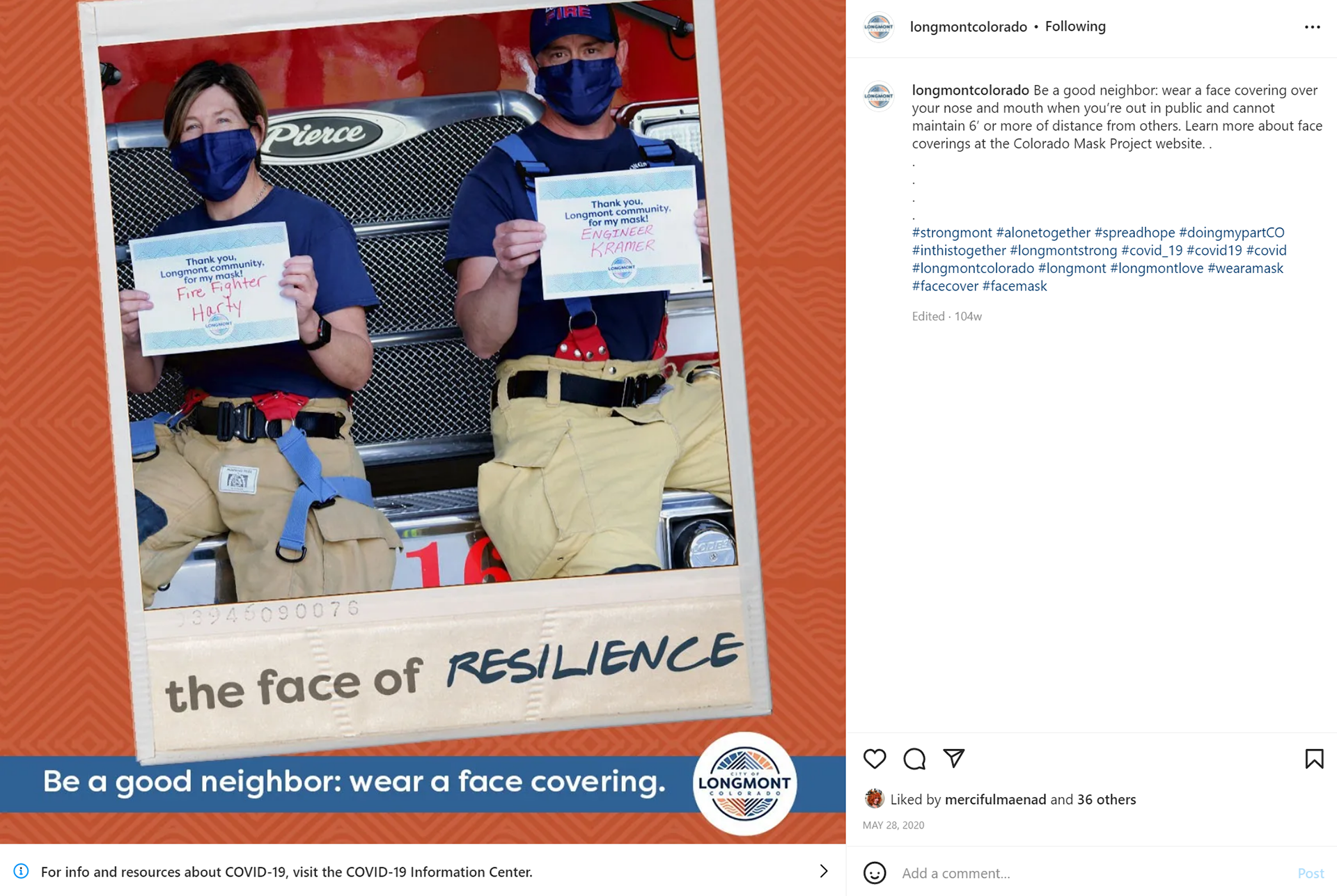 Be a Good Neighbor Masking Campaign (FB/Insta/ND)