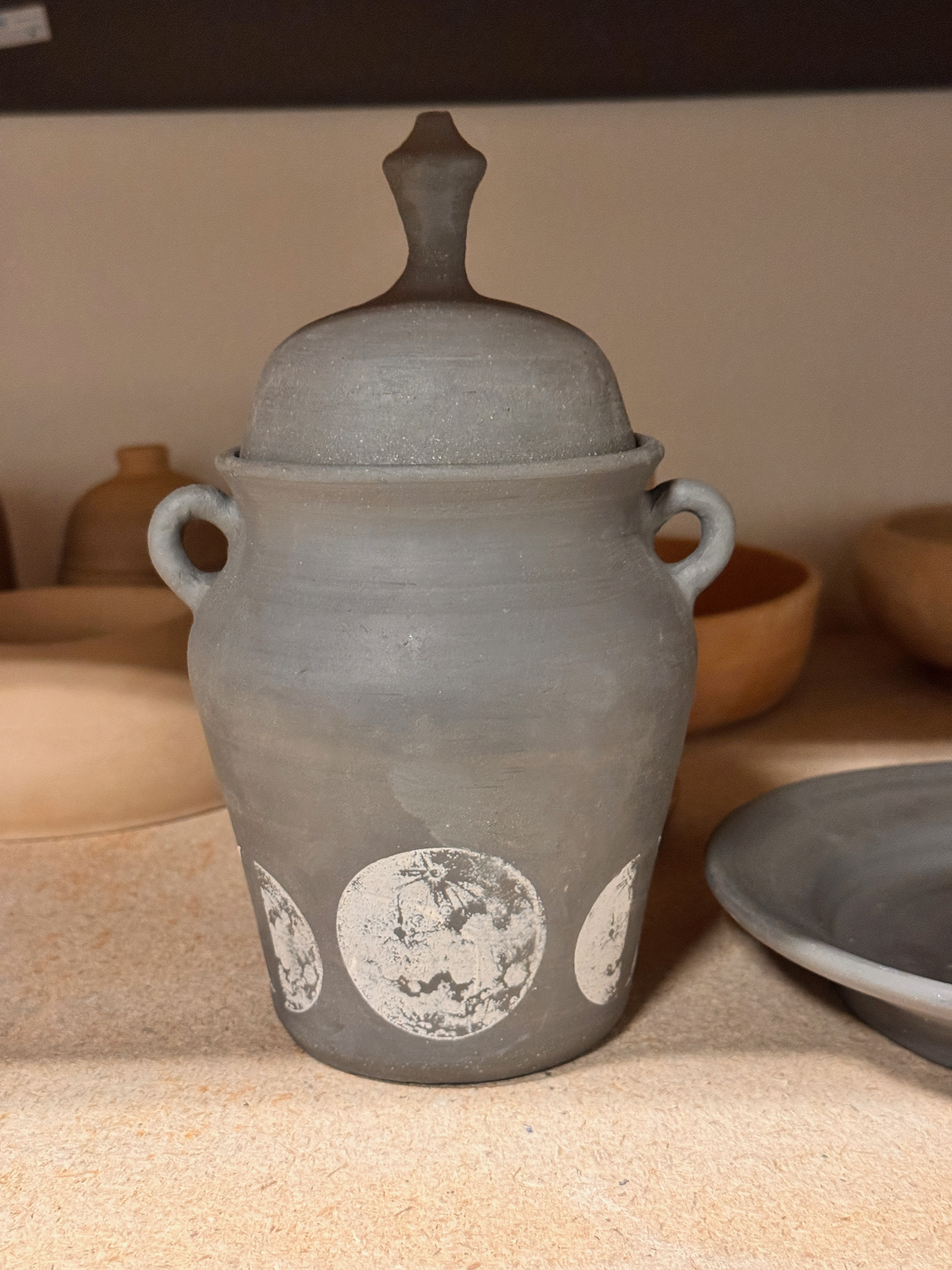 Lidded Moon Jar