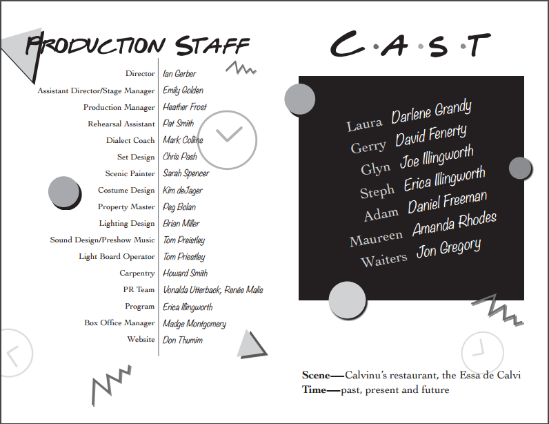 Volunteering: Theatre Program