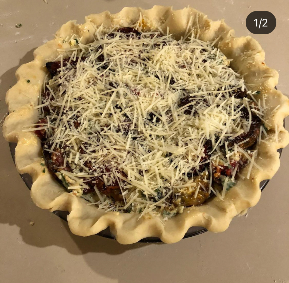 garden tomato pie!