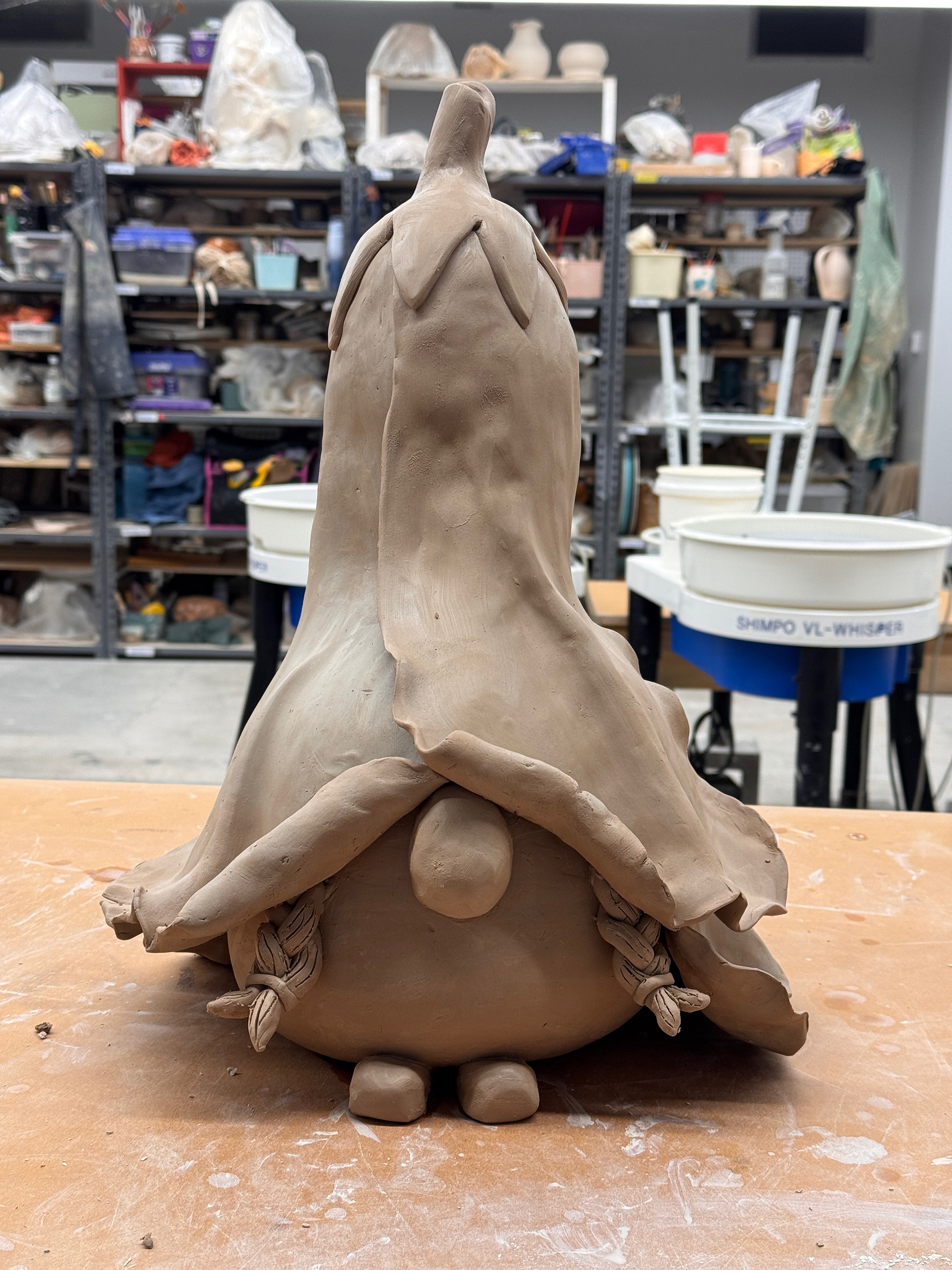 Garden gnome sculpture