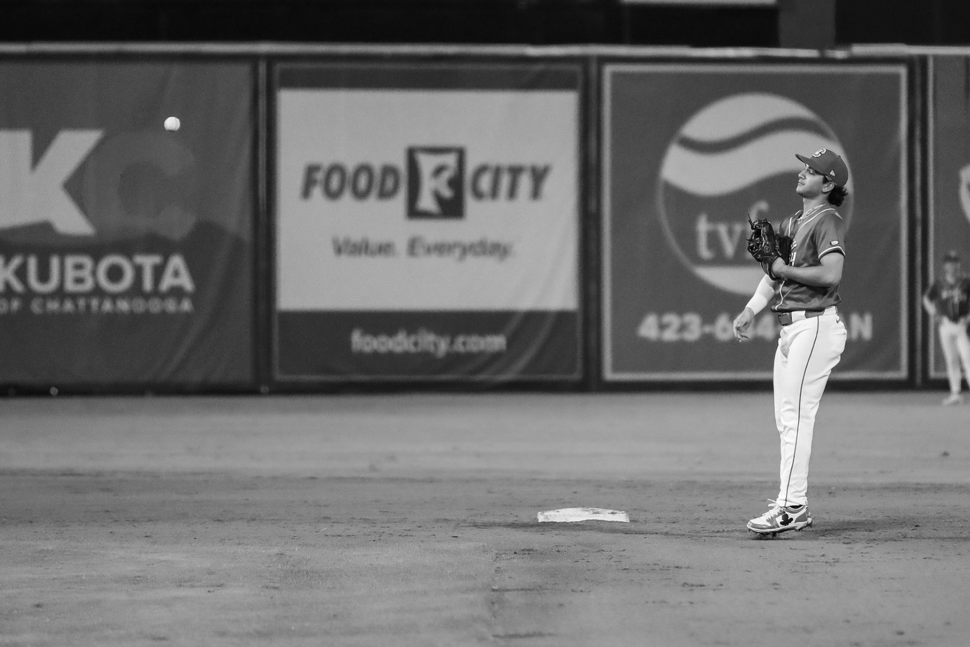 Lookouts vs. Trash Pandas 7.9 - Dominic Pitelli at second