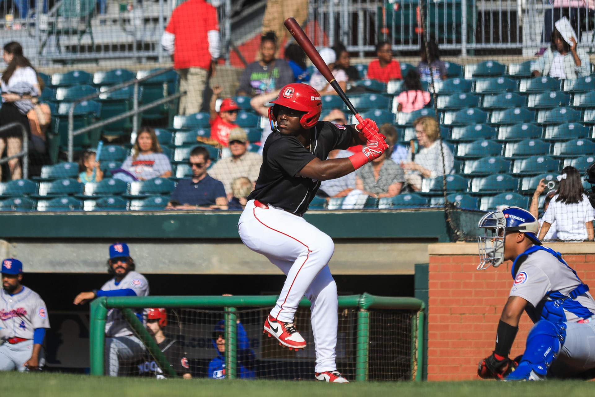 Lookouts vs. Knoxville 5.6 - Hector Rodriguez Batting