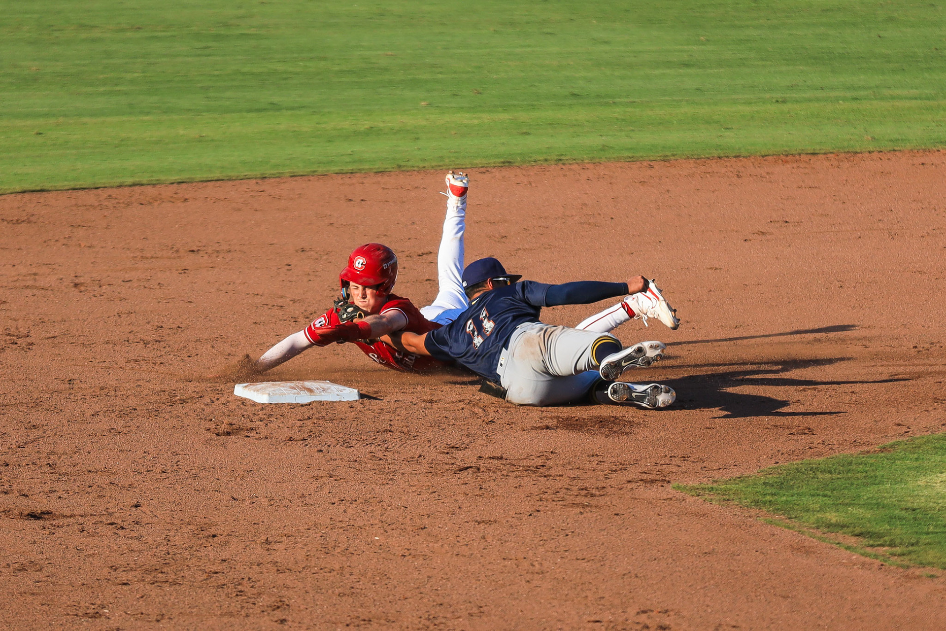 Lookouts vs. Biscuits 8.14 - Ethan O' Donnell sliding into second