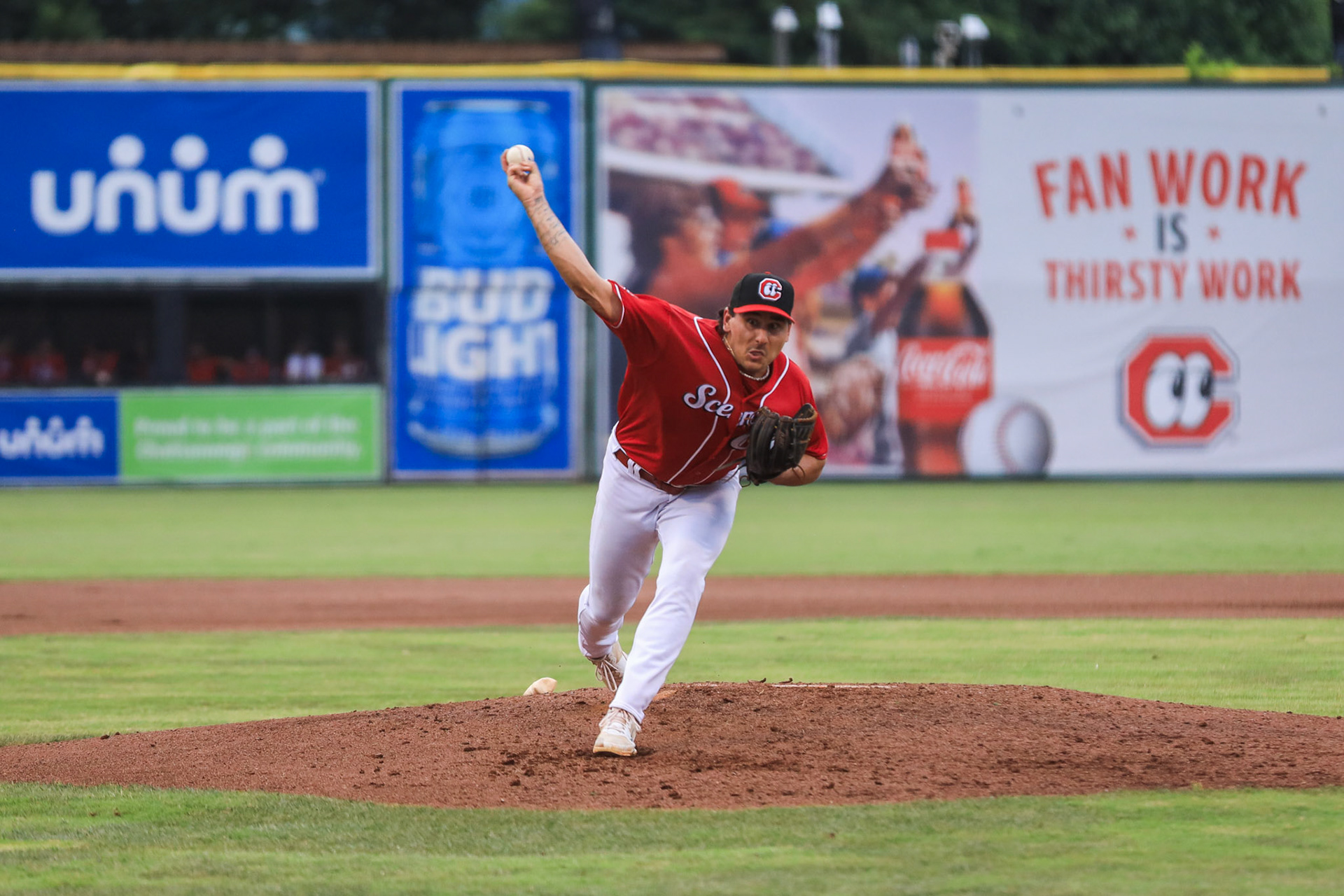 Lookouts vs. Blue Wahoos 6.26 - Ryan Cardona Pitching