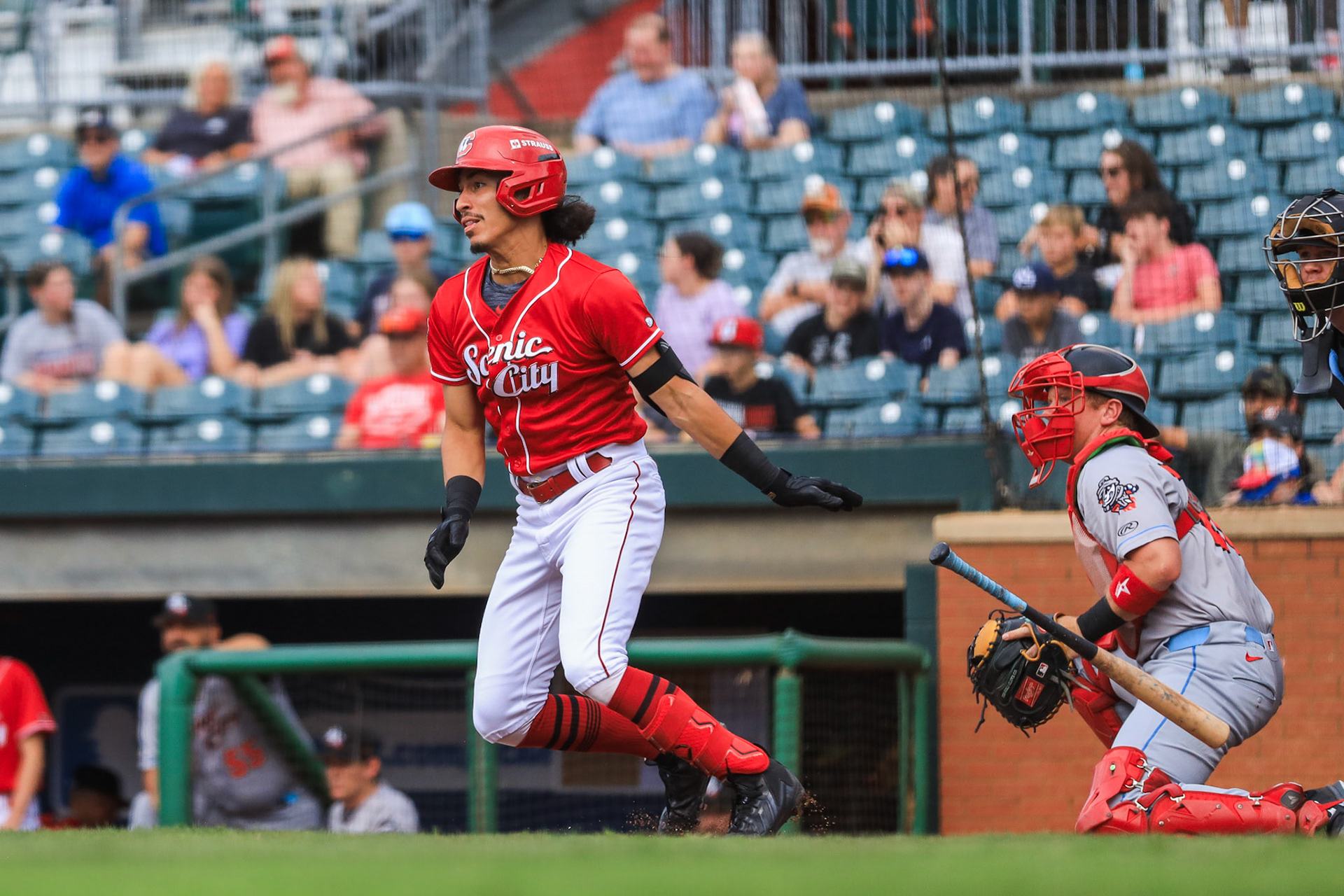 Lookouts vs. Trash Pandas 7.8 - Edwin Arroyo batting
