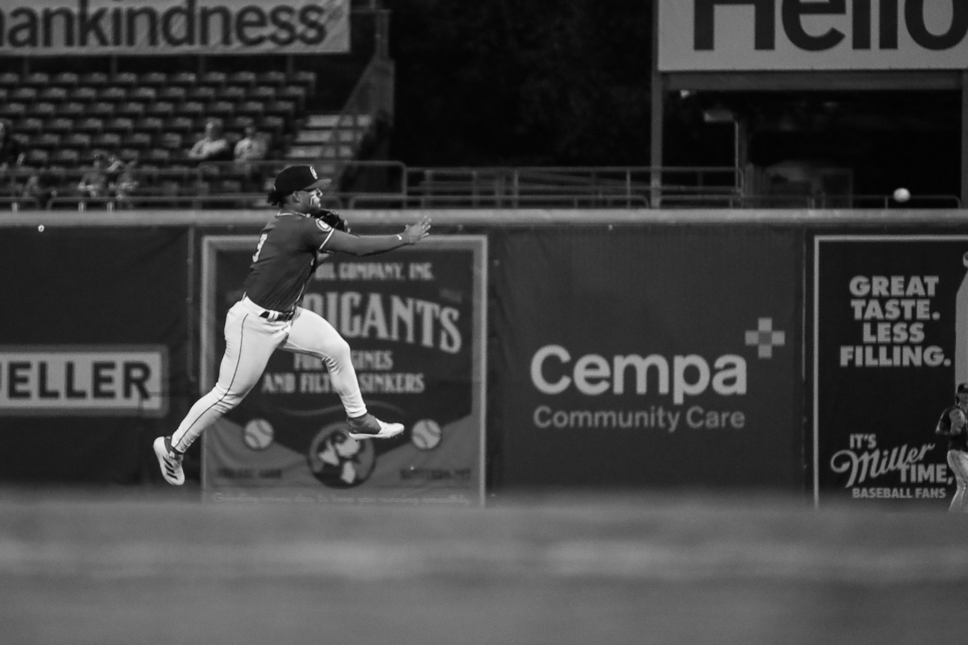 Lookouts vs. Barons 9.3 - Leo Balcazar throwing out at first
