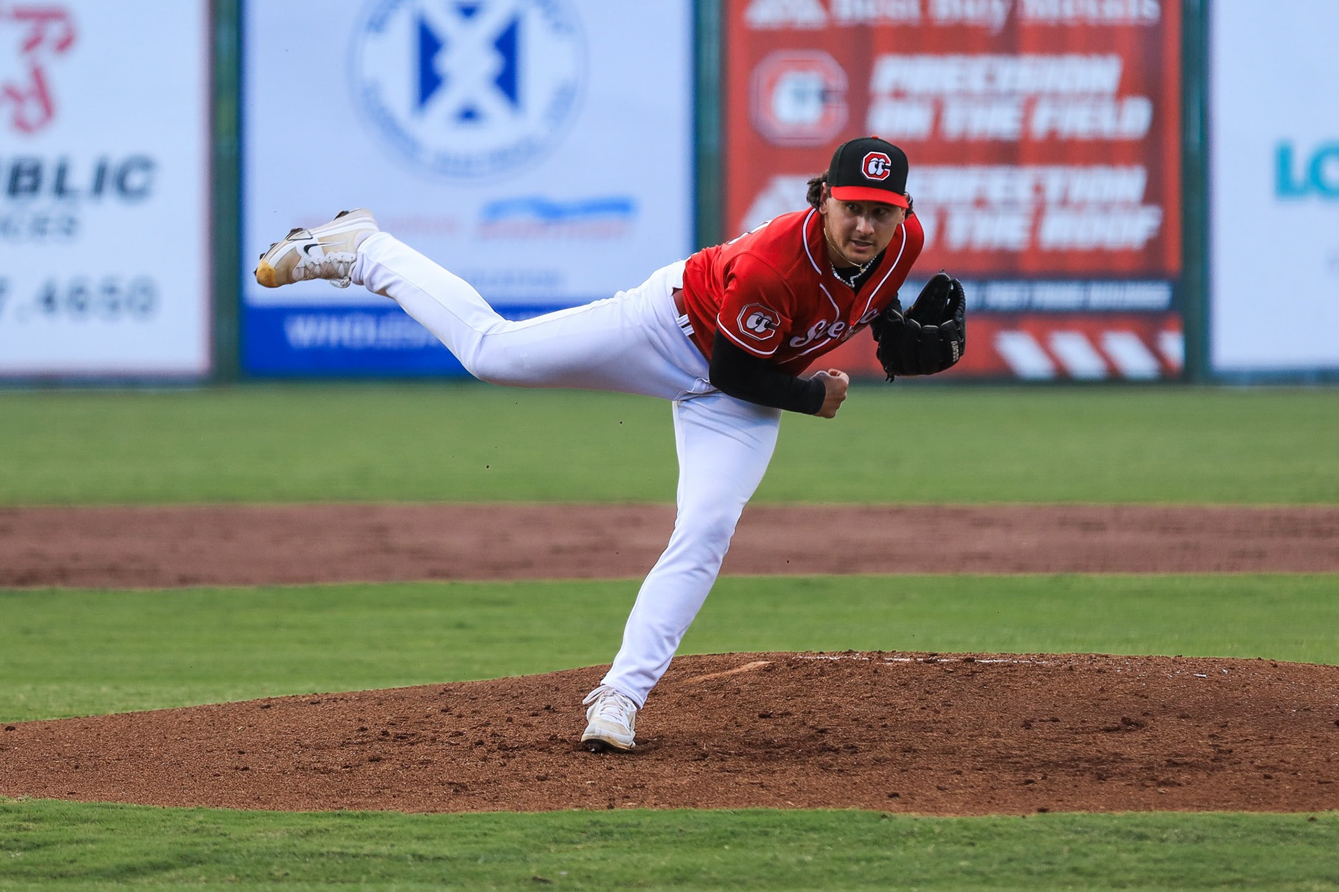Lookouts vs. Barons 9.3 - Ryan Cardona pitching