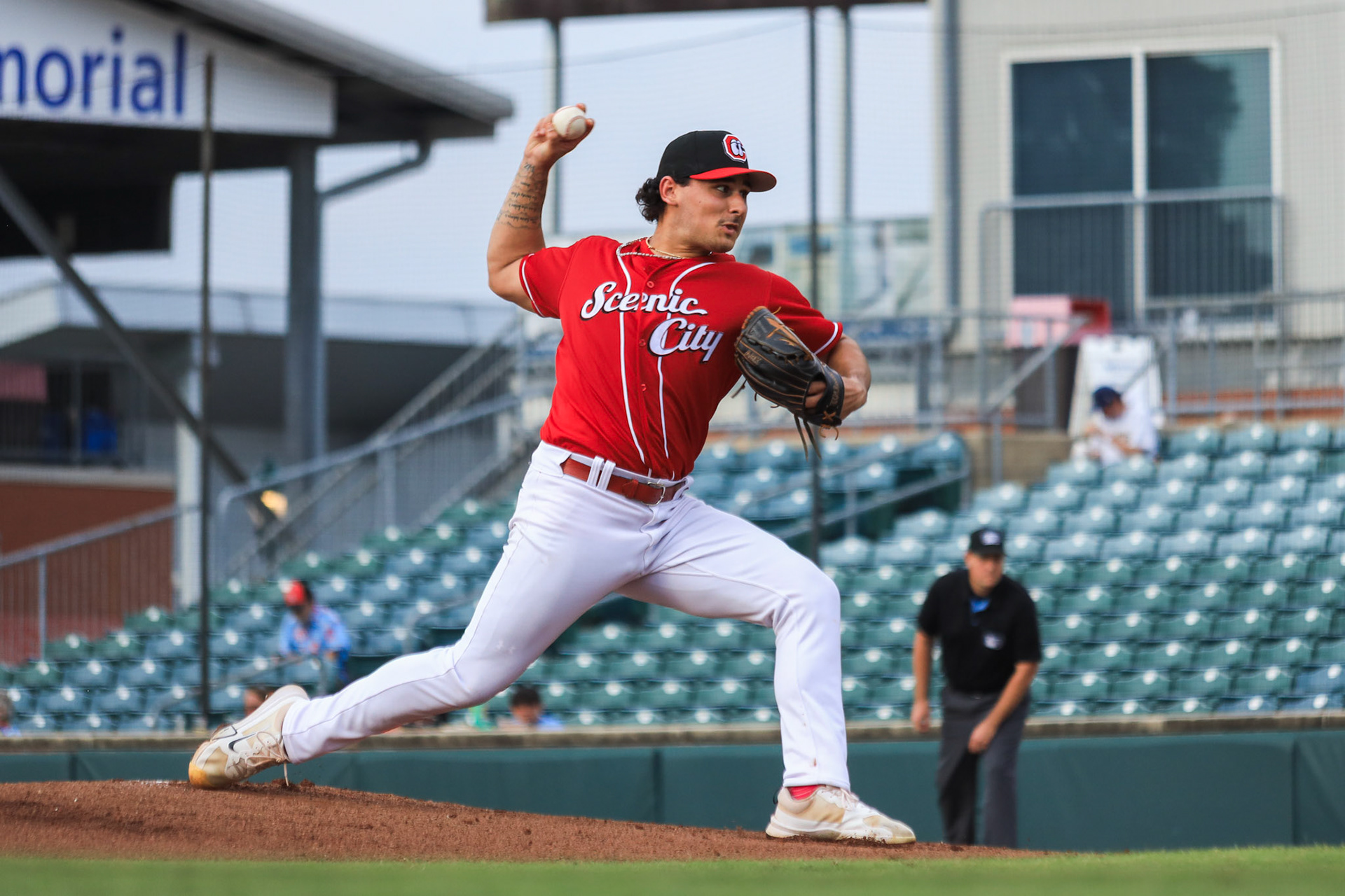 Lookouts vs. Blue Wahoos 6.26 - Ryan Cardona pitching