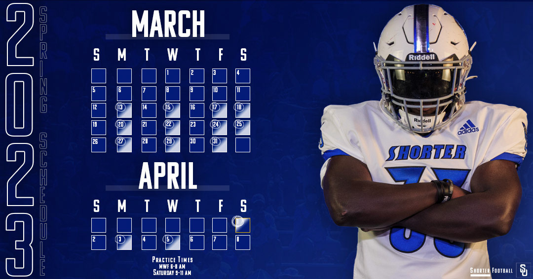 2023 Spring Schedule