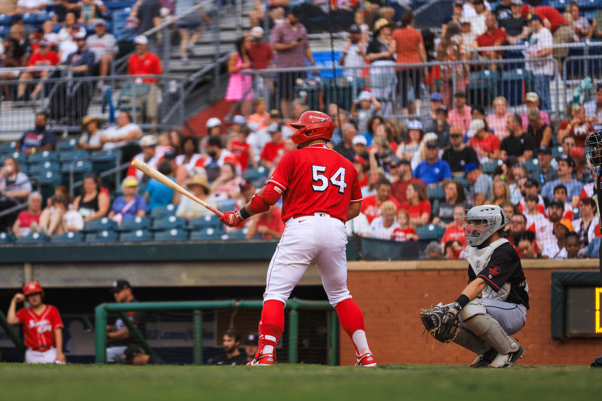 Lookouts vs. Barons 9.5 - Ruben Ibarra at bat