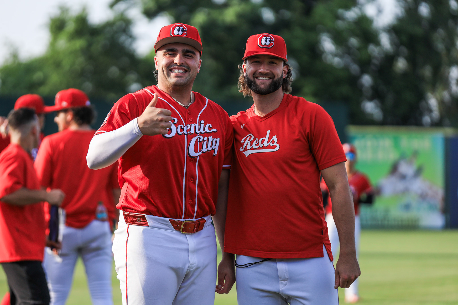 Lookouts vs. Shuckers 6.11 - Sal Stewart and Michael Trautwein