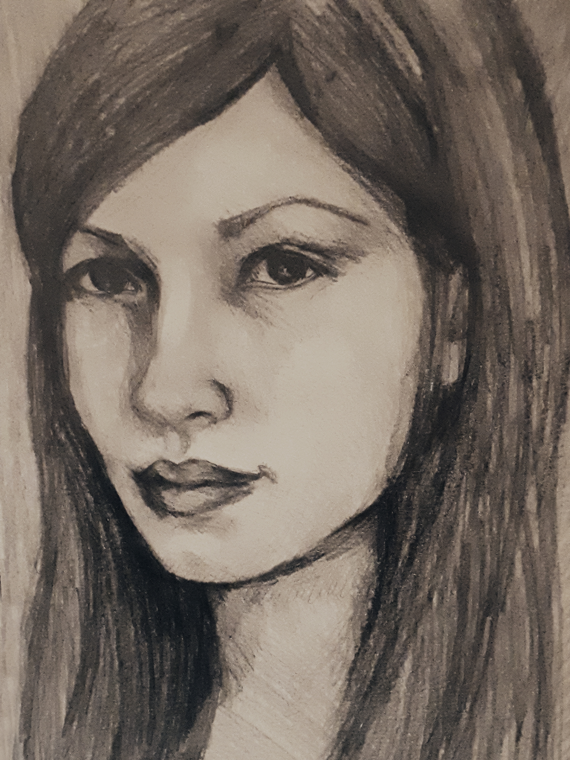 2012. Technique-Charcoal Pencil