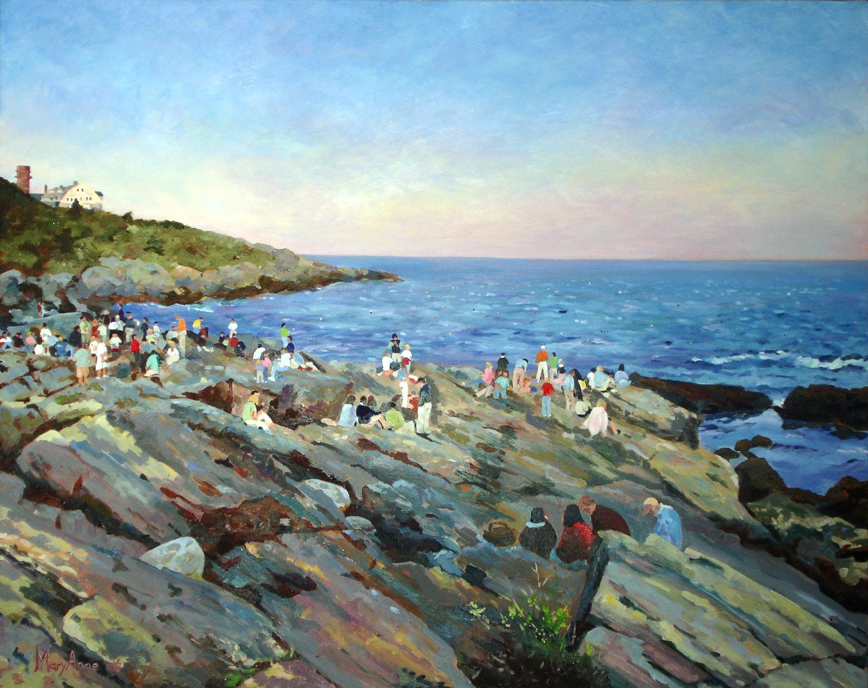 2006 Oil 30x24 "Picnic Memories"