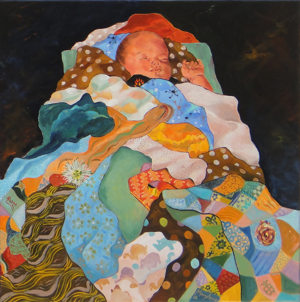 2010 Oil 24x24 "Kiro #2"