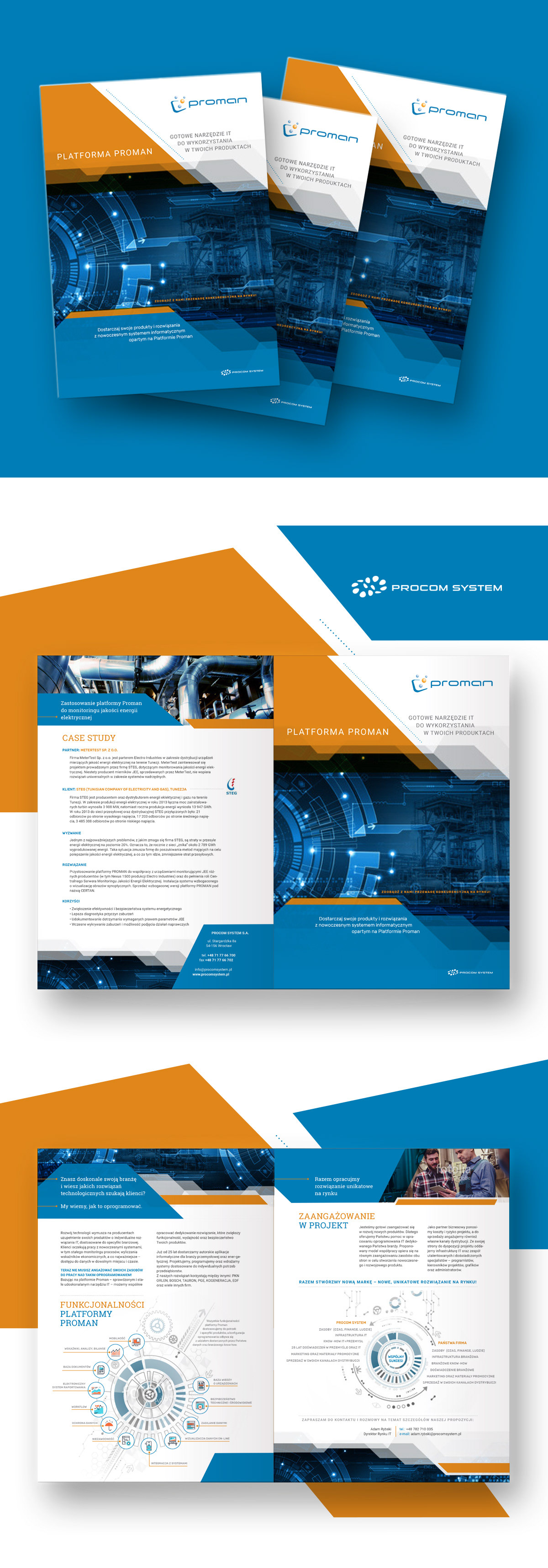 Ulotka Procom System - YeYe Design Studio