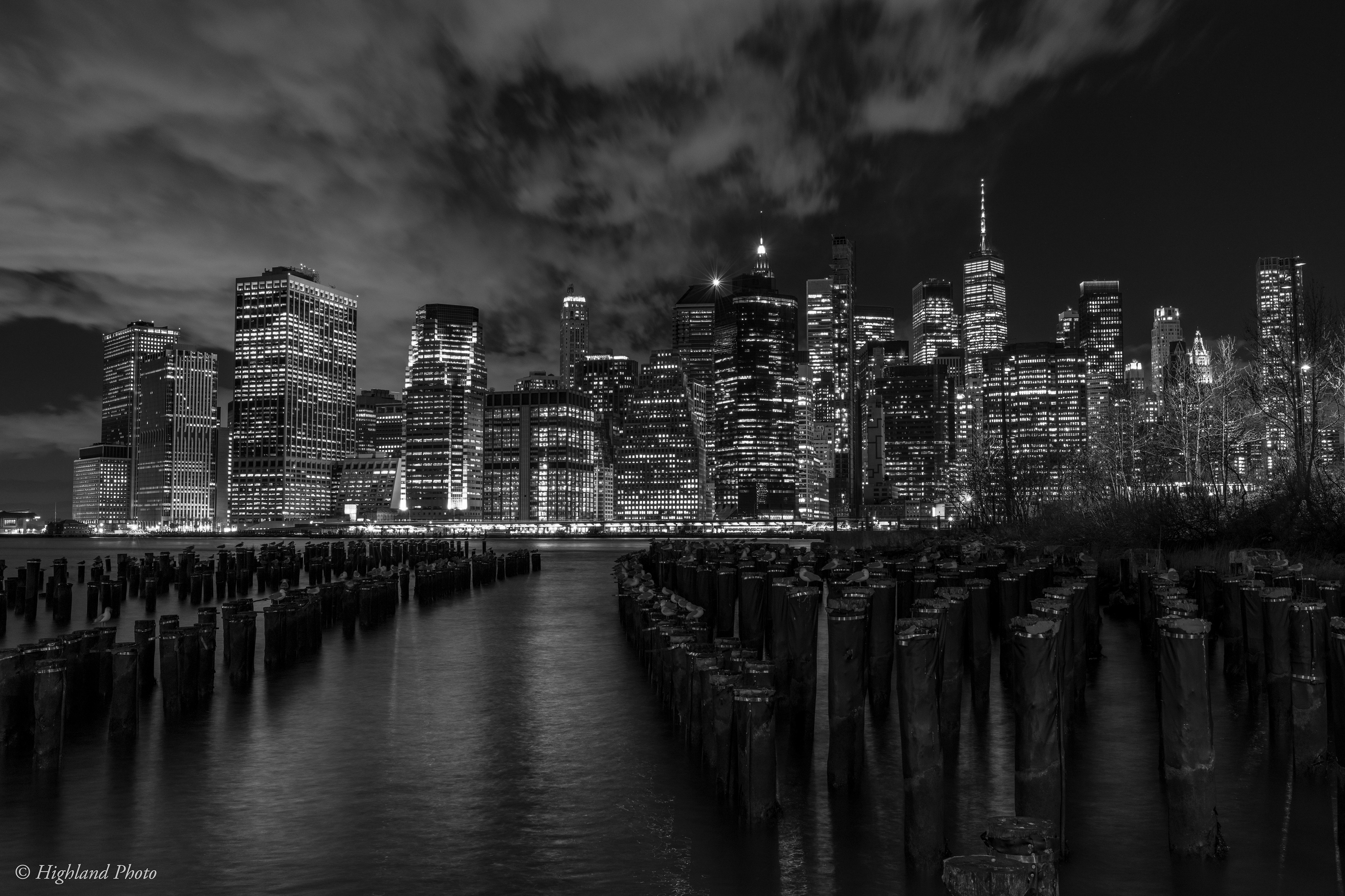 Manhattan Skyline at Night