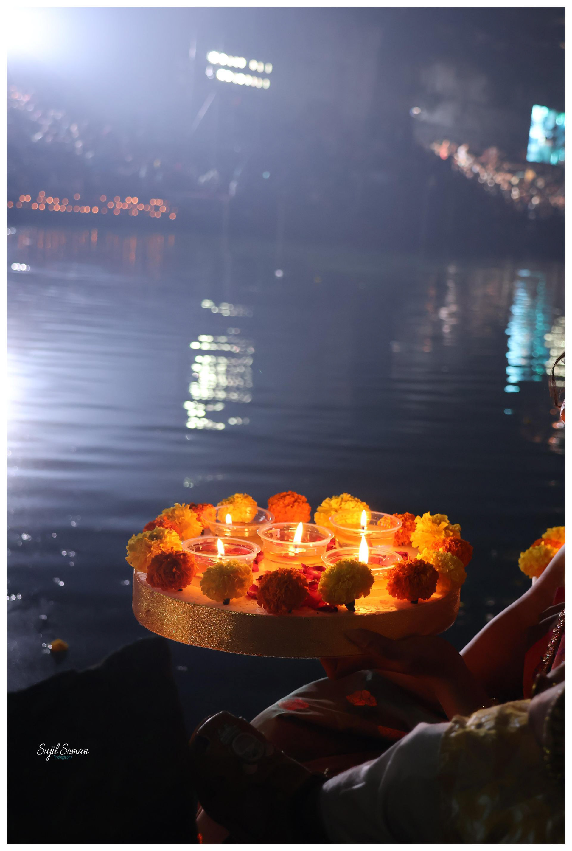 Banganga Tank during the ceremony