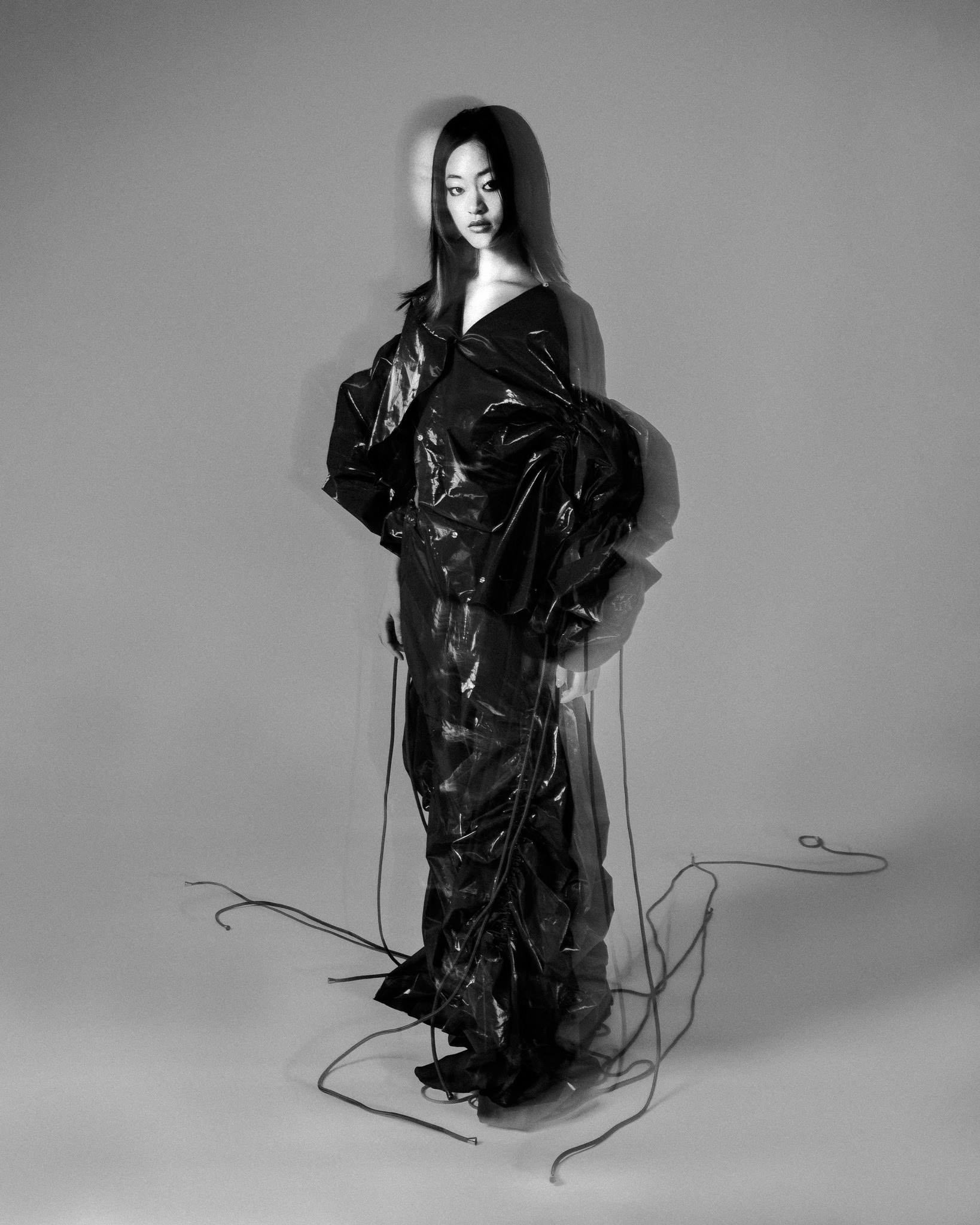 (Two Piece Suit: Lucy Folan) Photographer: Mark Hill, Makeup: John Keenan, Hair: David Boardman, Styling: Eoin Gavin, Photography Assistant: Jasmin Grace, Model: Olan Song, Agency: Ros Model Management, Studio: Studio R