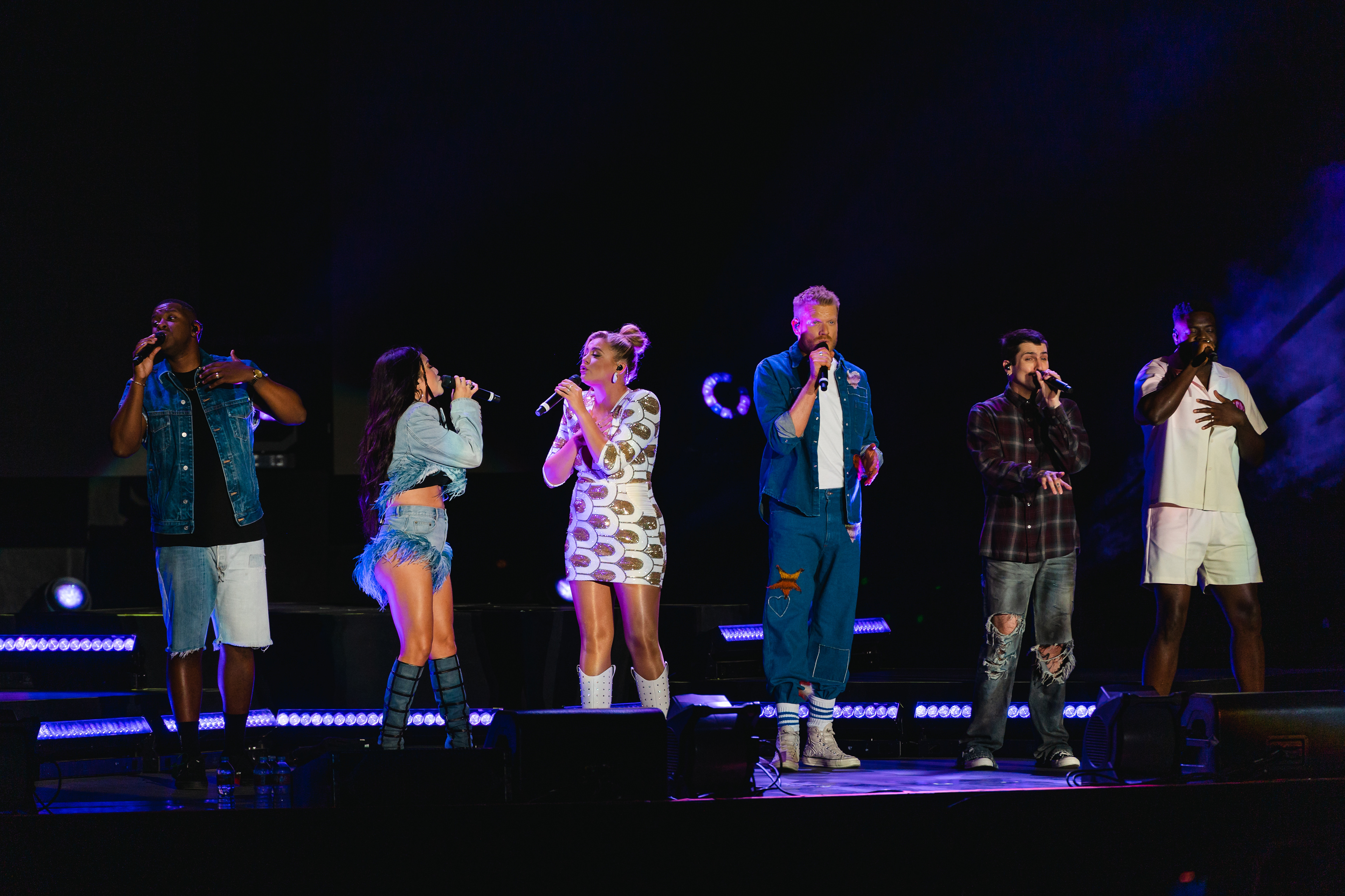 Pentatonix and Rachel Platt in Irvine, CA