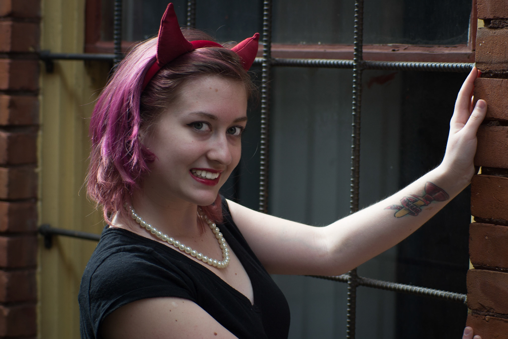 Model: Jackie LayerWardrobe: ModelLocation: BwB Event at Fire Historical and Cultural Arts Collective© Melanie H. Stiemsma Photographyslimblondie@gmail.com• All Rights Reserved •  Cropping, Copying or Publishing without Consent is Against Copyright • Sharing is greatly appreciated with tags and text attached for proper credit to venues and models •