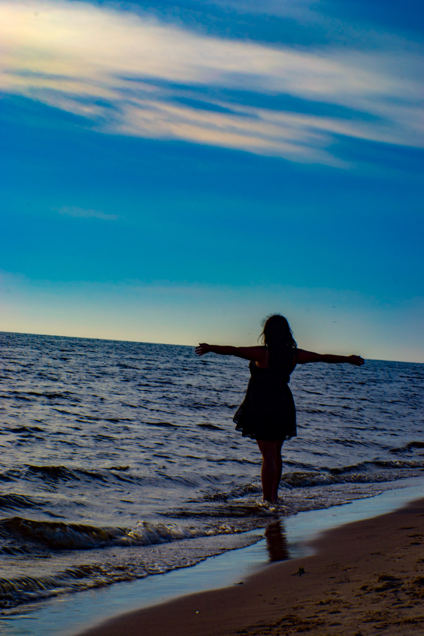 Far apart, our dreams may be, but we connect the land and sea.