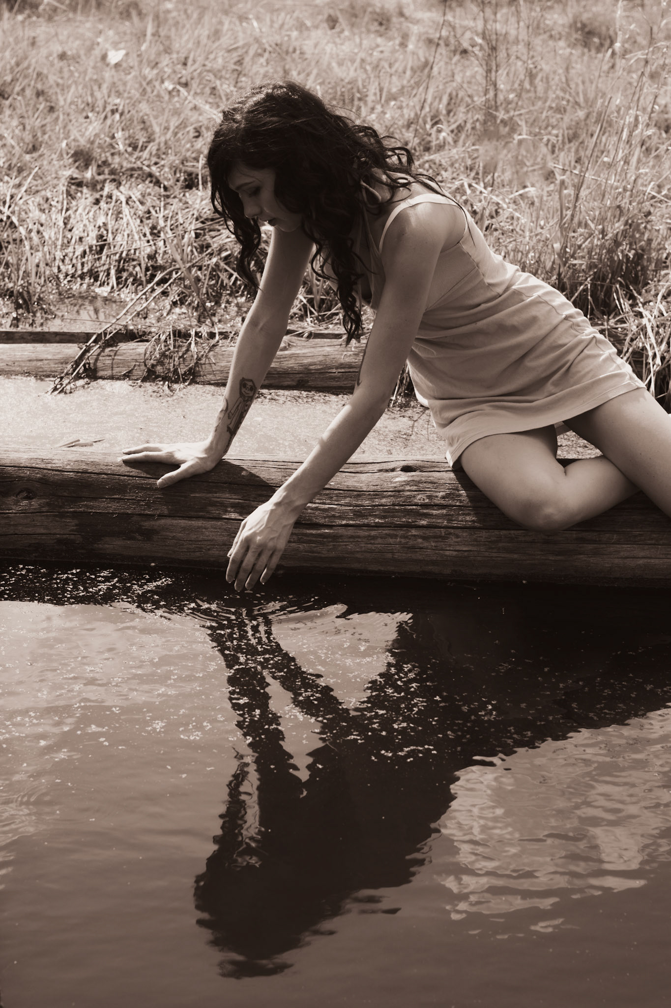 Chelsea and I explore the local area.