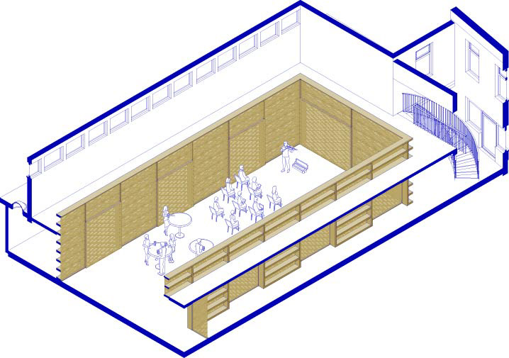 Koepelzaal 's avonds - polyvalentefunctie