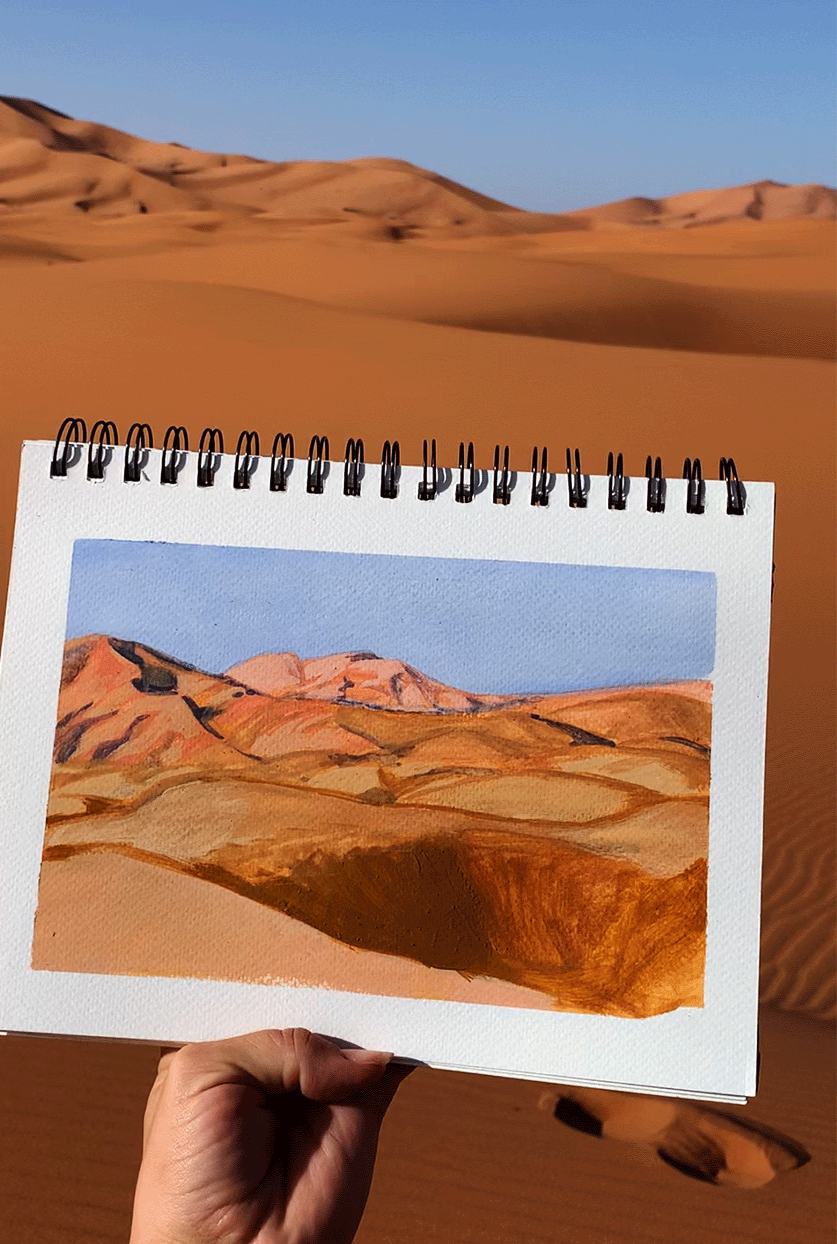 6am in the Sahara desert