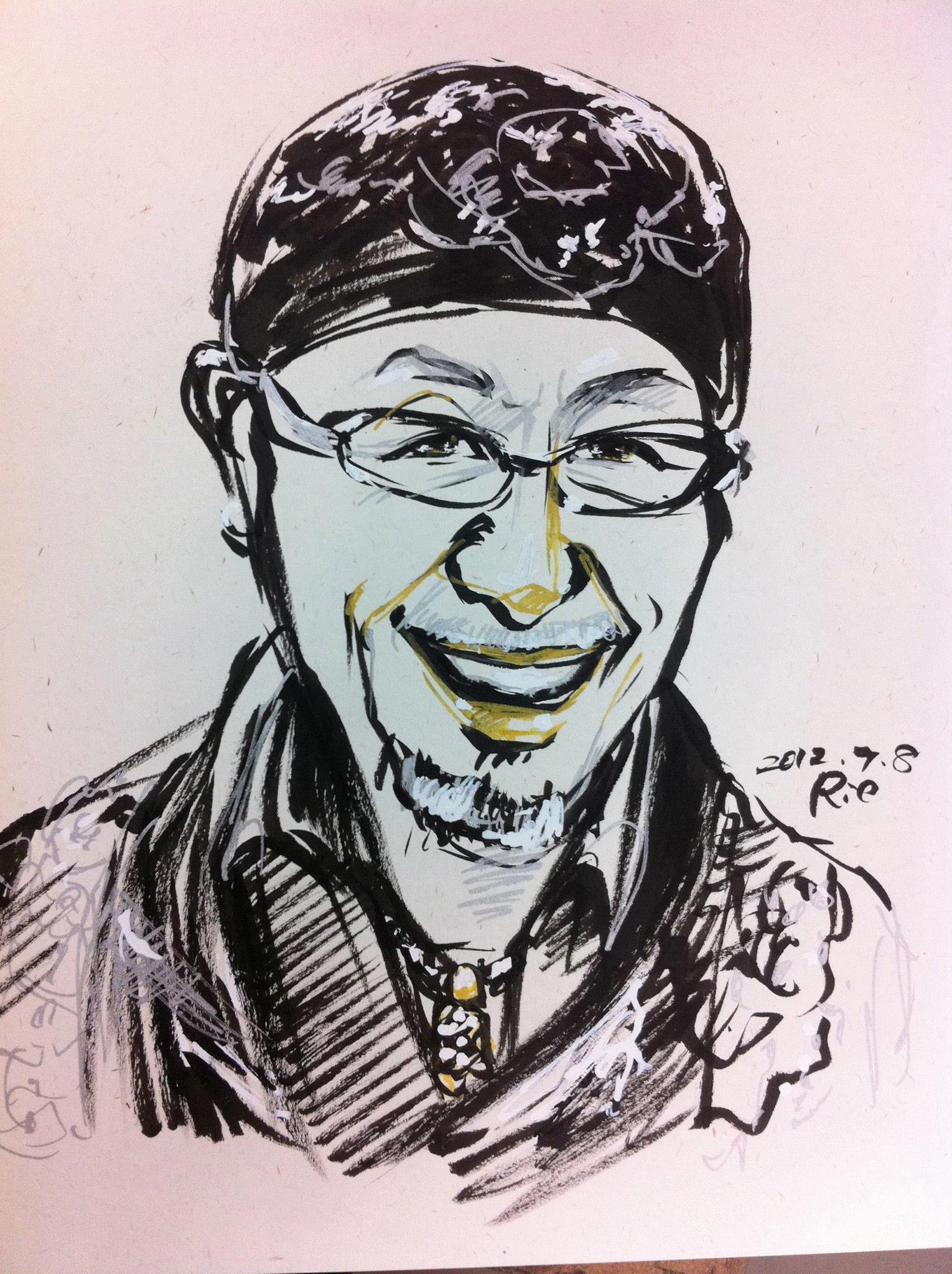 似顔絵日本一 オンライン絵画デッサン教室kotorie 講師 吉高里音 Works 似顔絵 速描き 似顔絵日本一 オンライン絵画デッサン教室kotorie 講師 吉高里音 Works 似顔絵 速描き