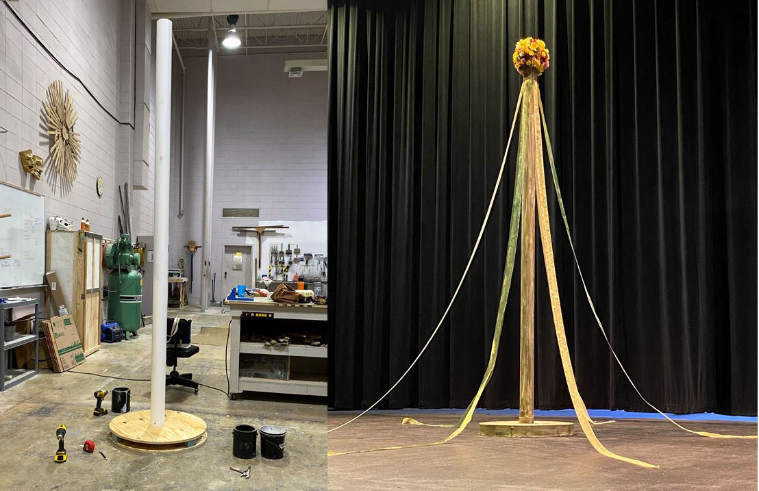 Video of maypole in action below!