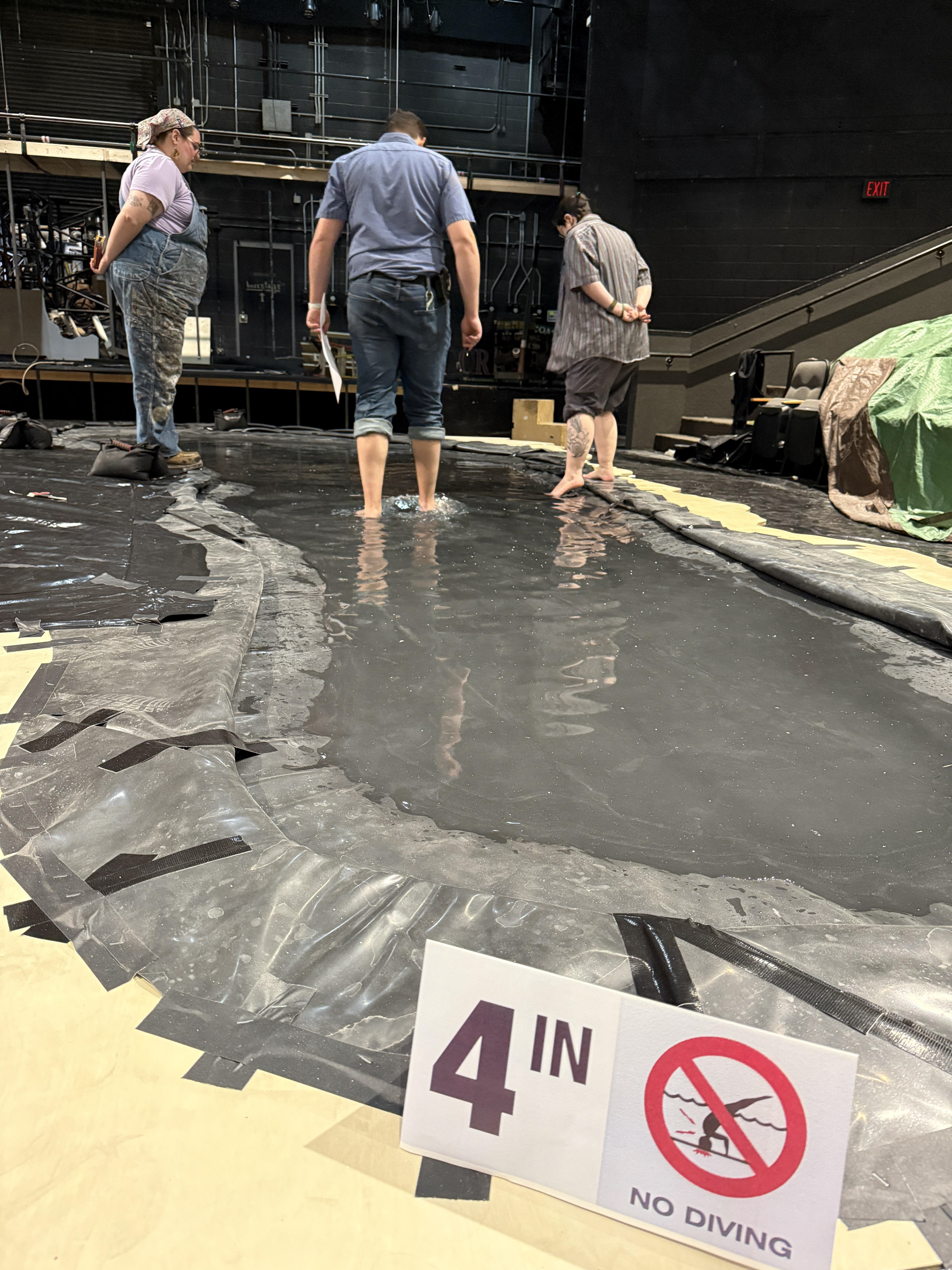 TD Ben & ATD Laura testing the pool