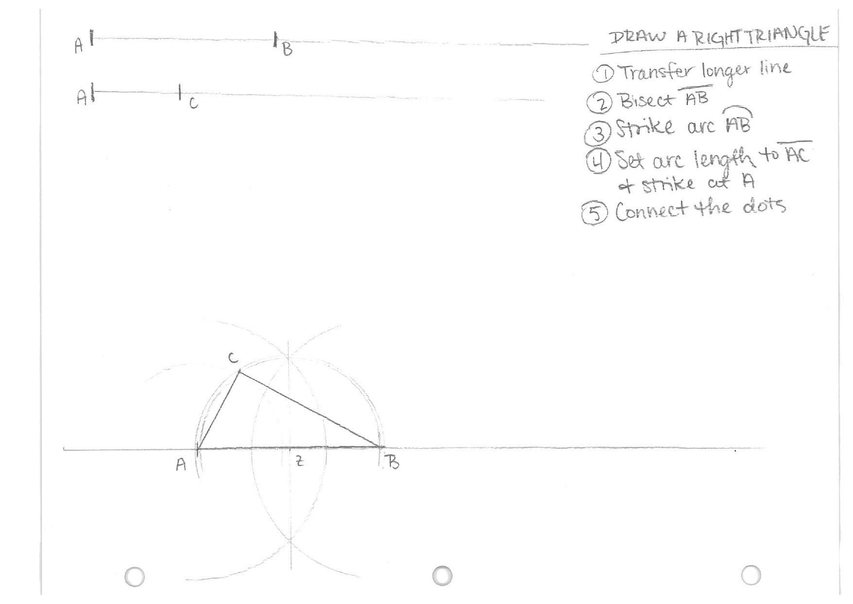 Draw a Right Triangle