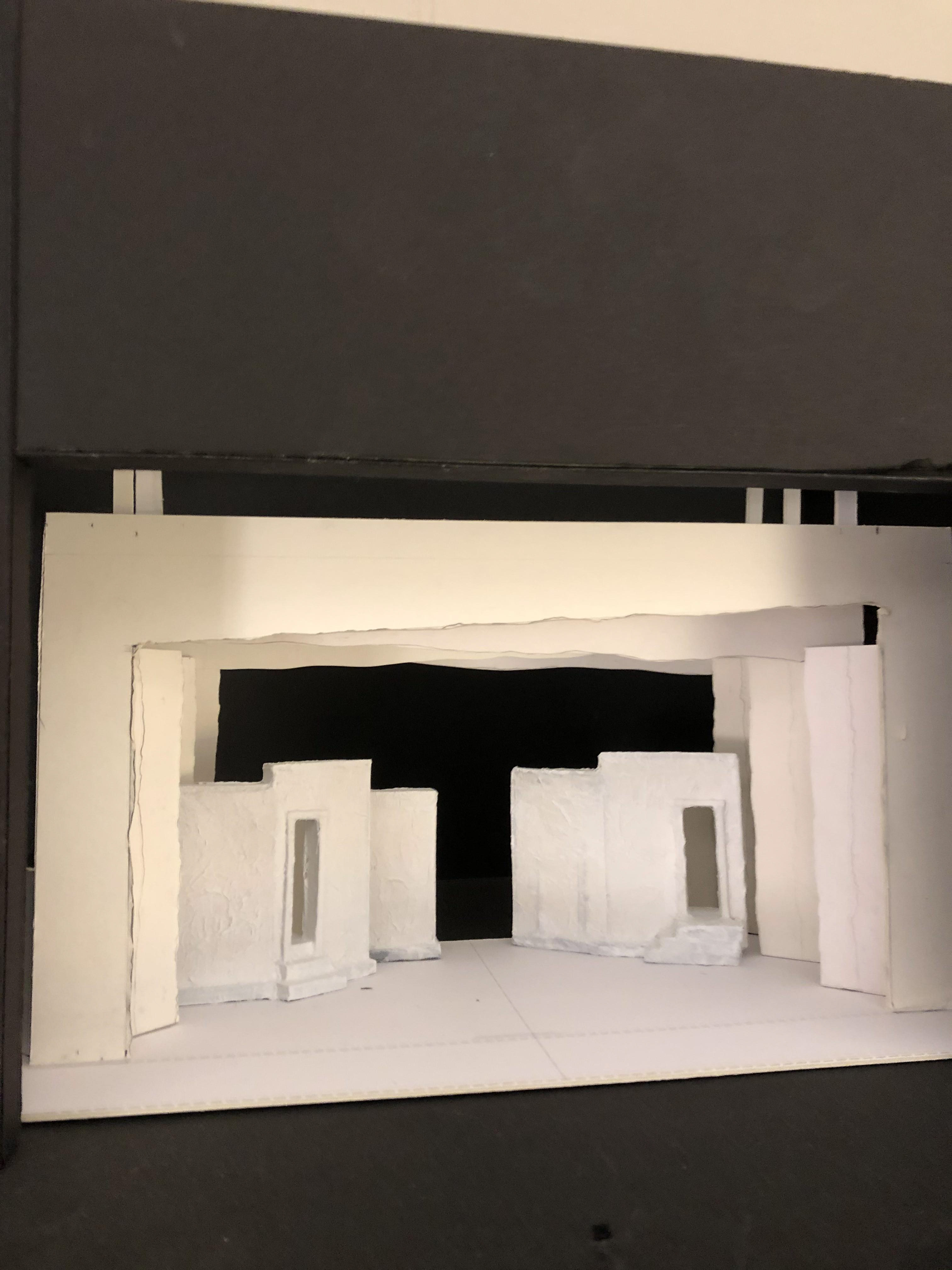 Assisted in creating 1/4" scale model.